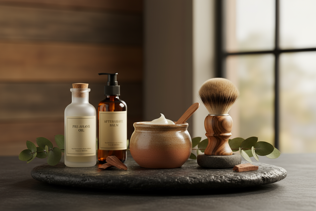 NATURAL SHAVING PRODUCTS FOR MEN