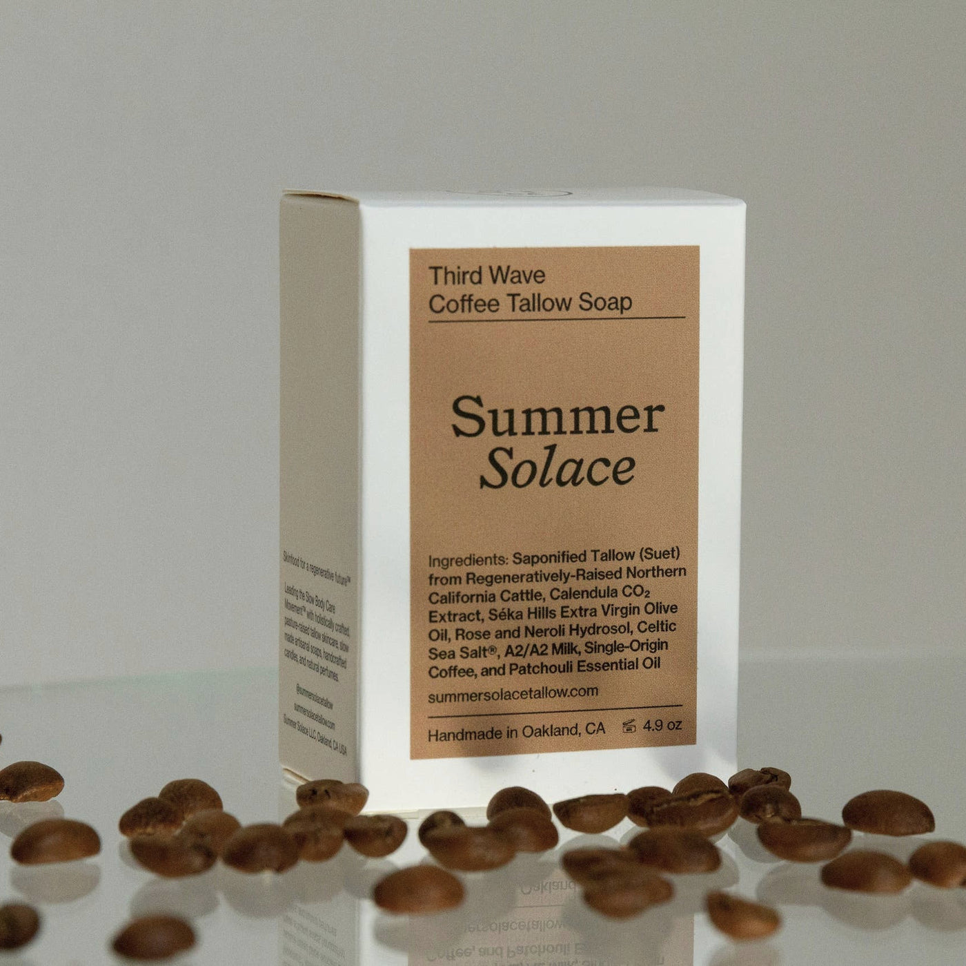 SUMMER SOLACE Bar Soap | Third Wave Coffee & Patchouli