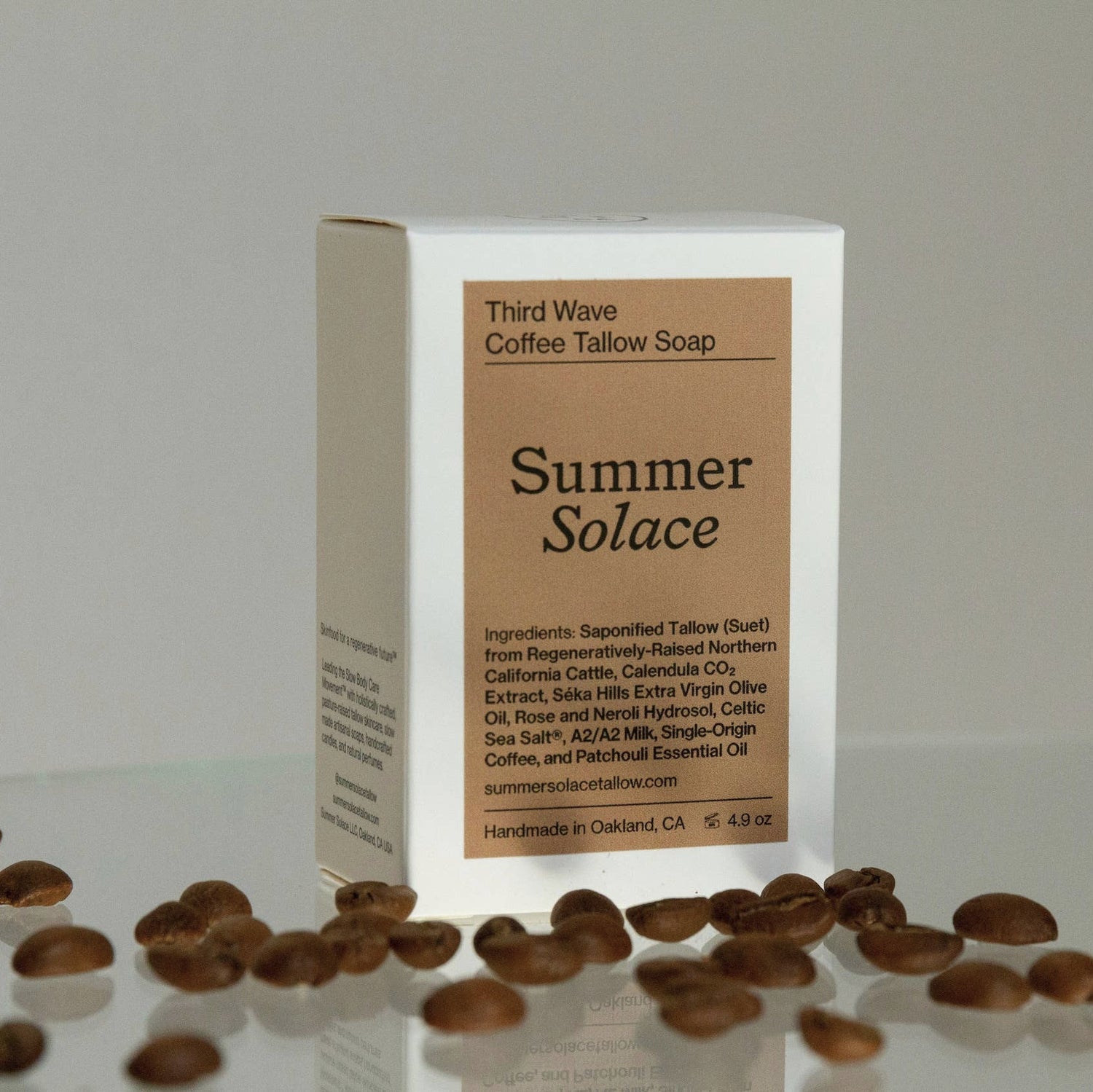 SUMMER SOLACE Bar Soap | Third Wave Coffee & Patchouli