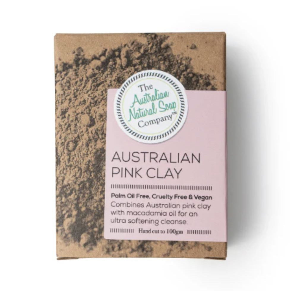 ANSC Face Soap Bar Australian Pink Clay