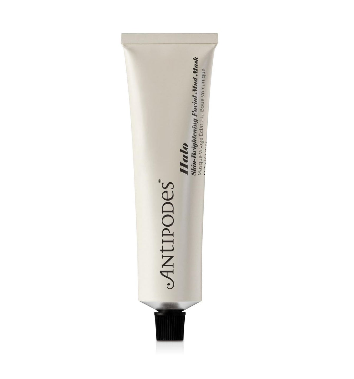 Tube of Antipodes Halo Nourishing Mask on a white background