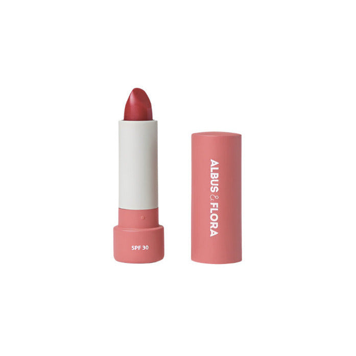 ALBUS & FLORA Lip Shield SPF 30 | Snowberry Red