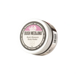 Jar of Bush Medijina Bush Blossom Body Butter on a white background