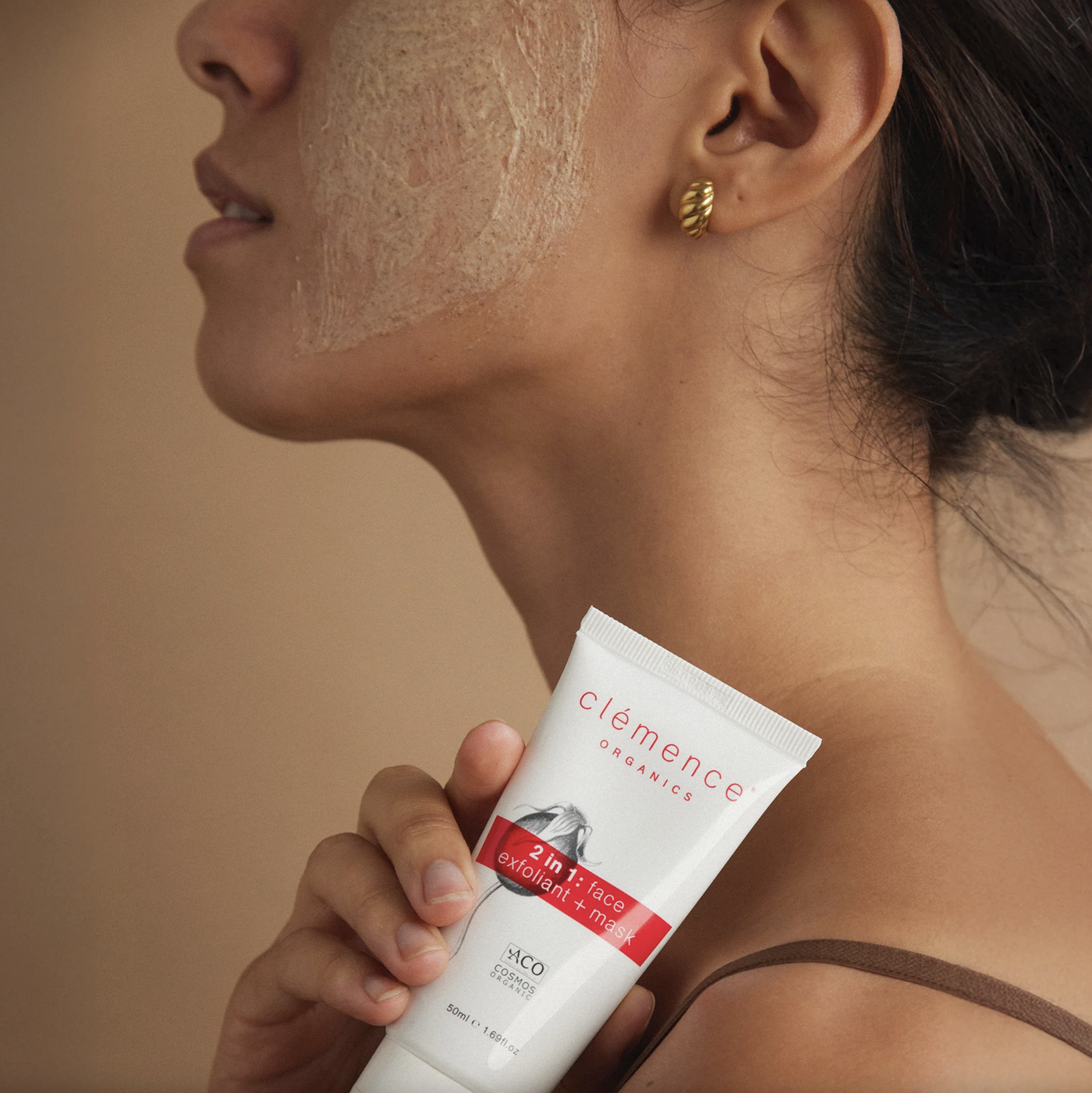 CLÉMENCE ORGANICS Exfoliant + Mask | 2-in-1 Facial Polish