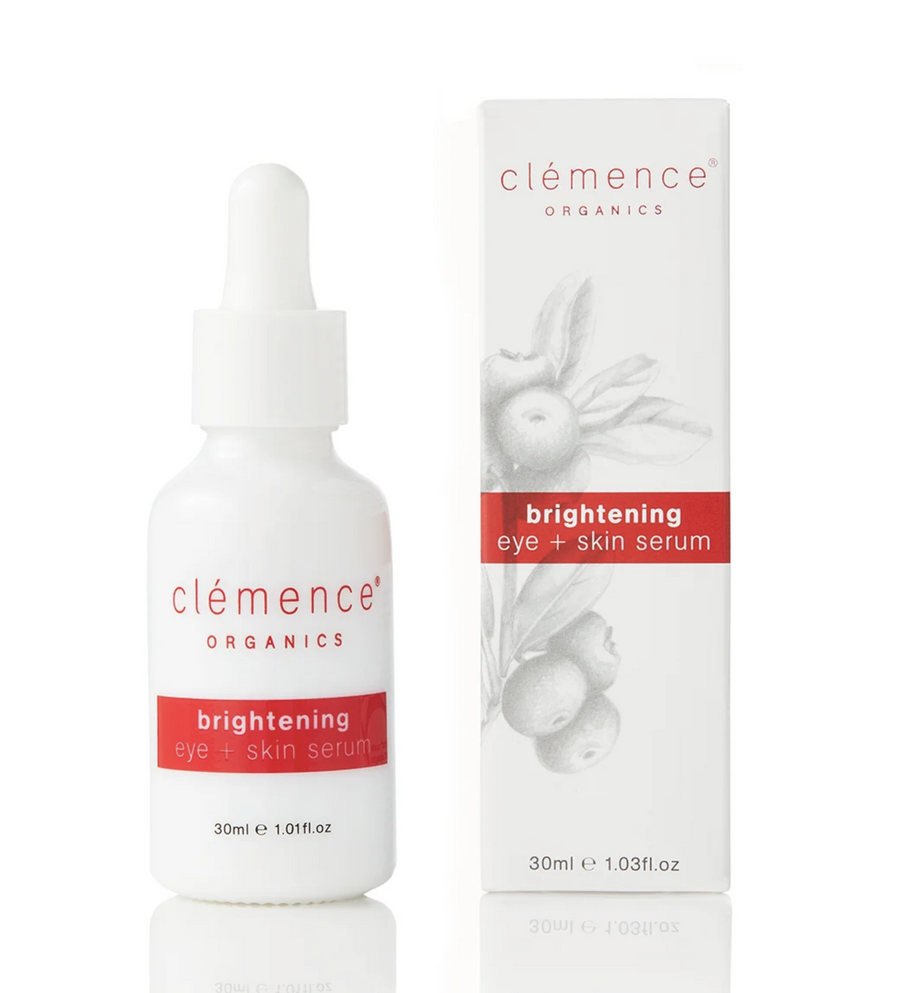 CLÉMENCE ORGANICS Brightening Eye + Skin Serum