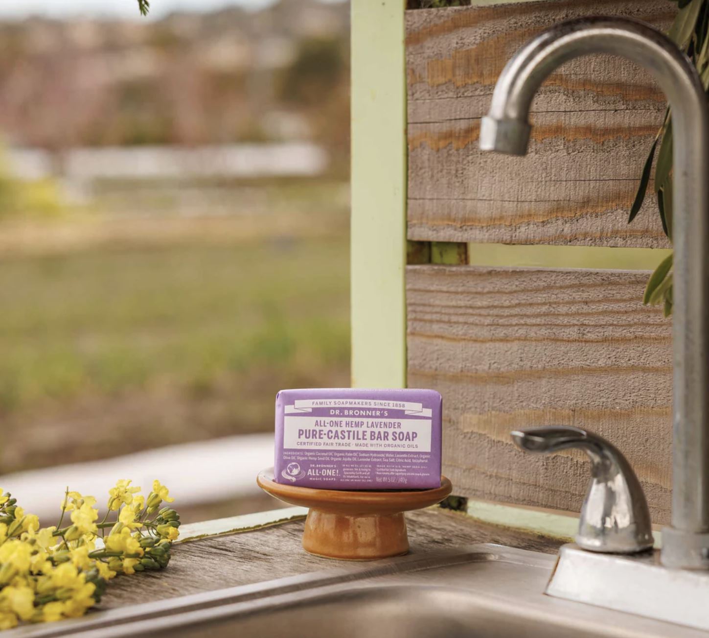 DR. BRONNER'S Pure-Castile Bar Soap - Lavender