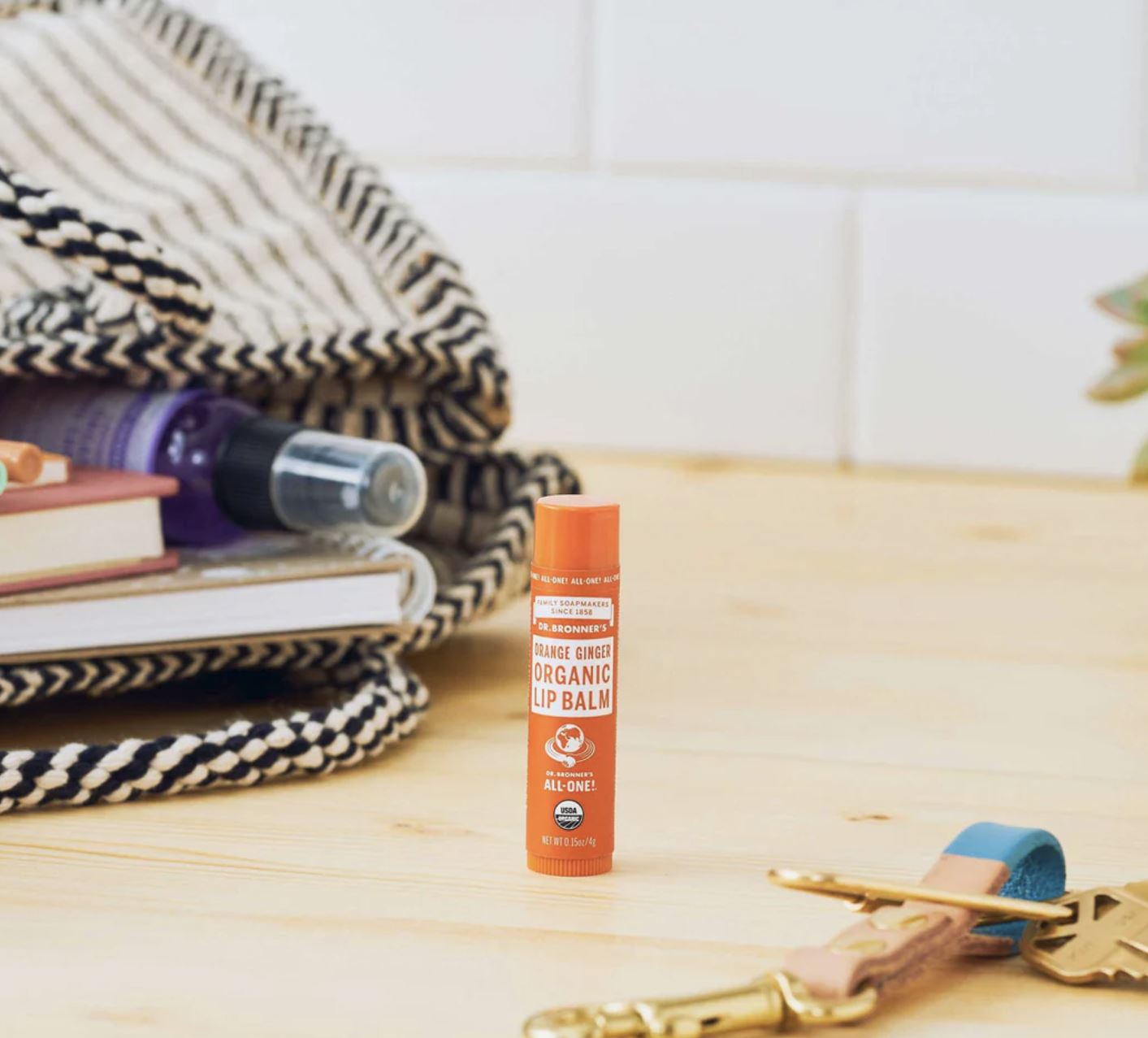 DR. BRONNER'S Organic Lip Balm - Orange Ginger