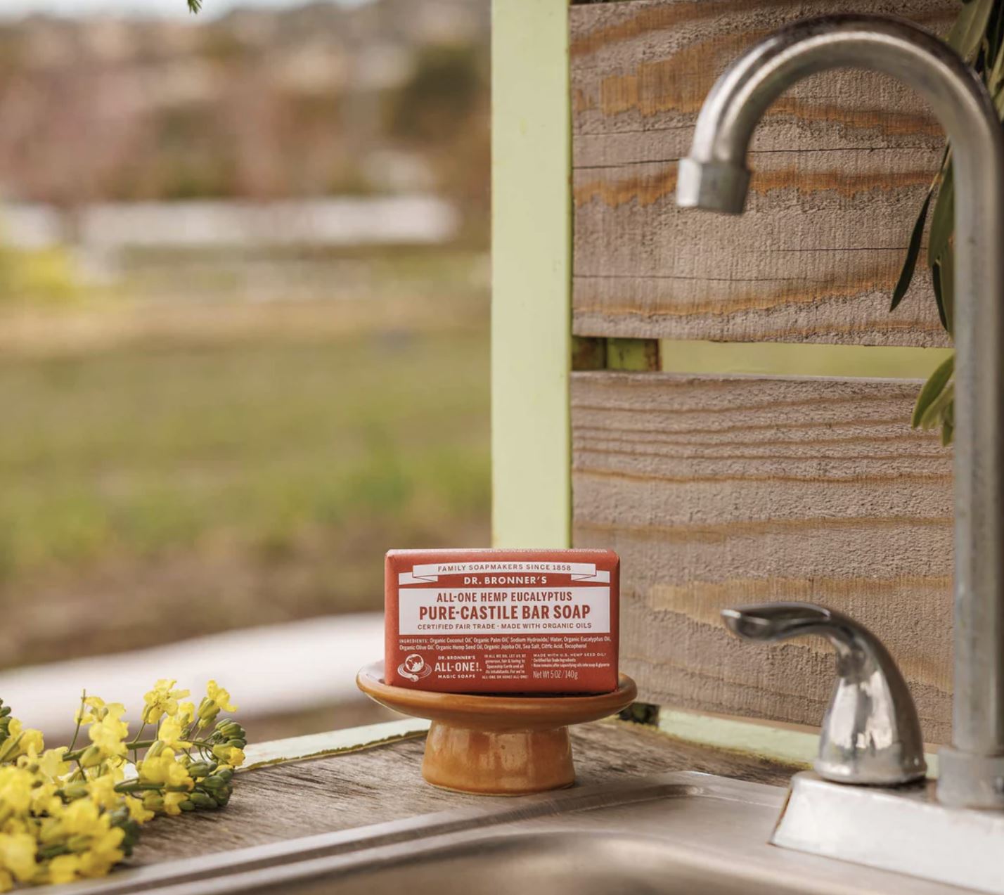 DR. BRONNER'S Pure-Castile Bar Soap - Eucalyptus