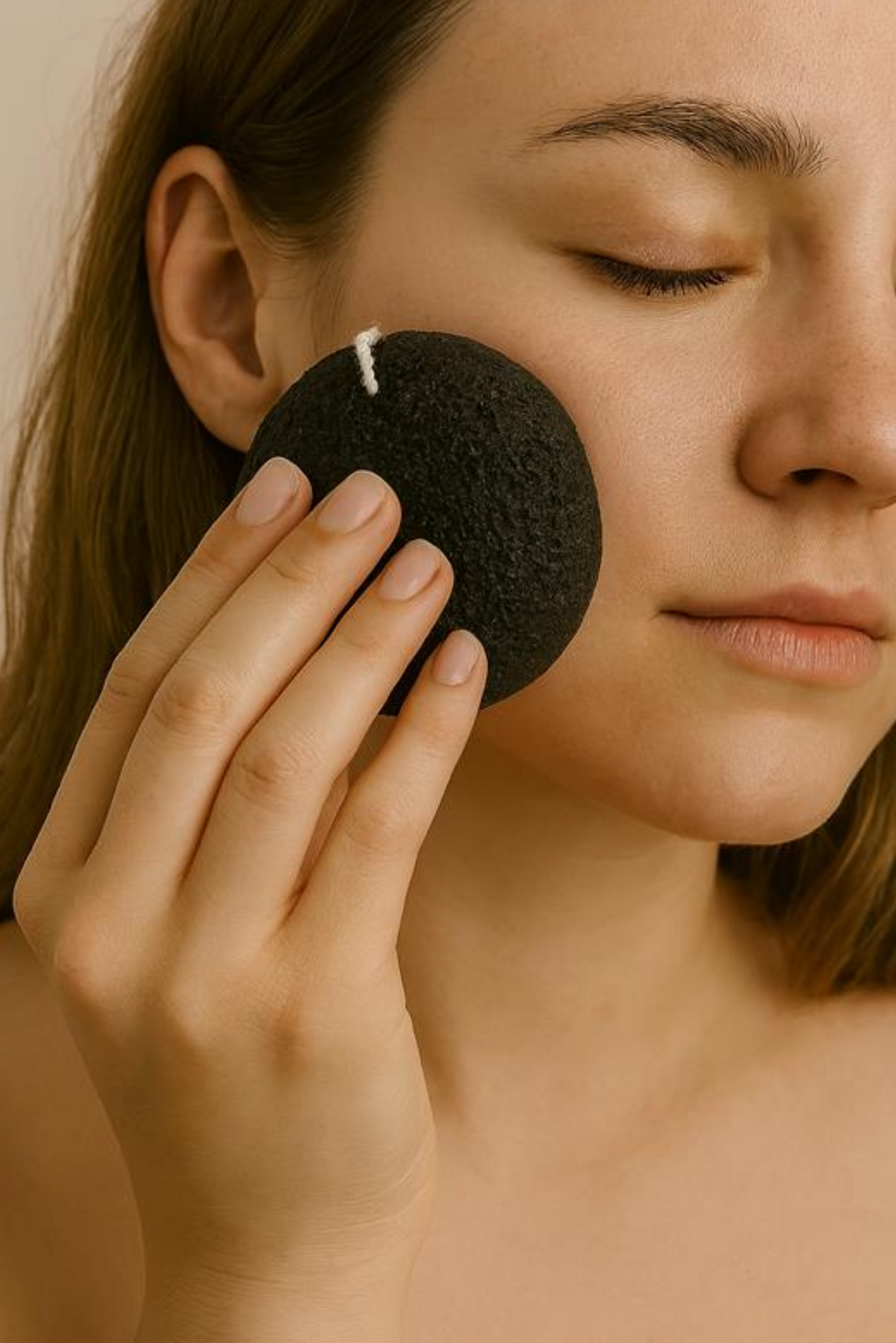 ELEMENT ORGANICS Charcoal Konjac Sponge