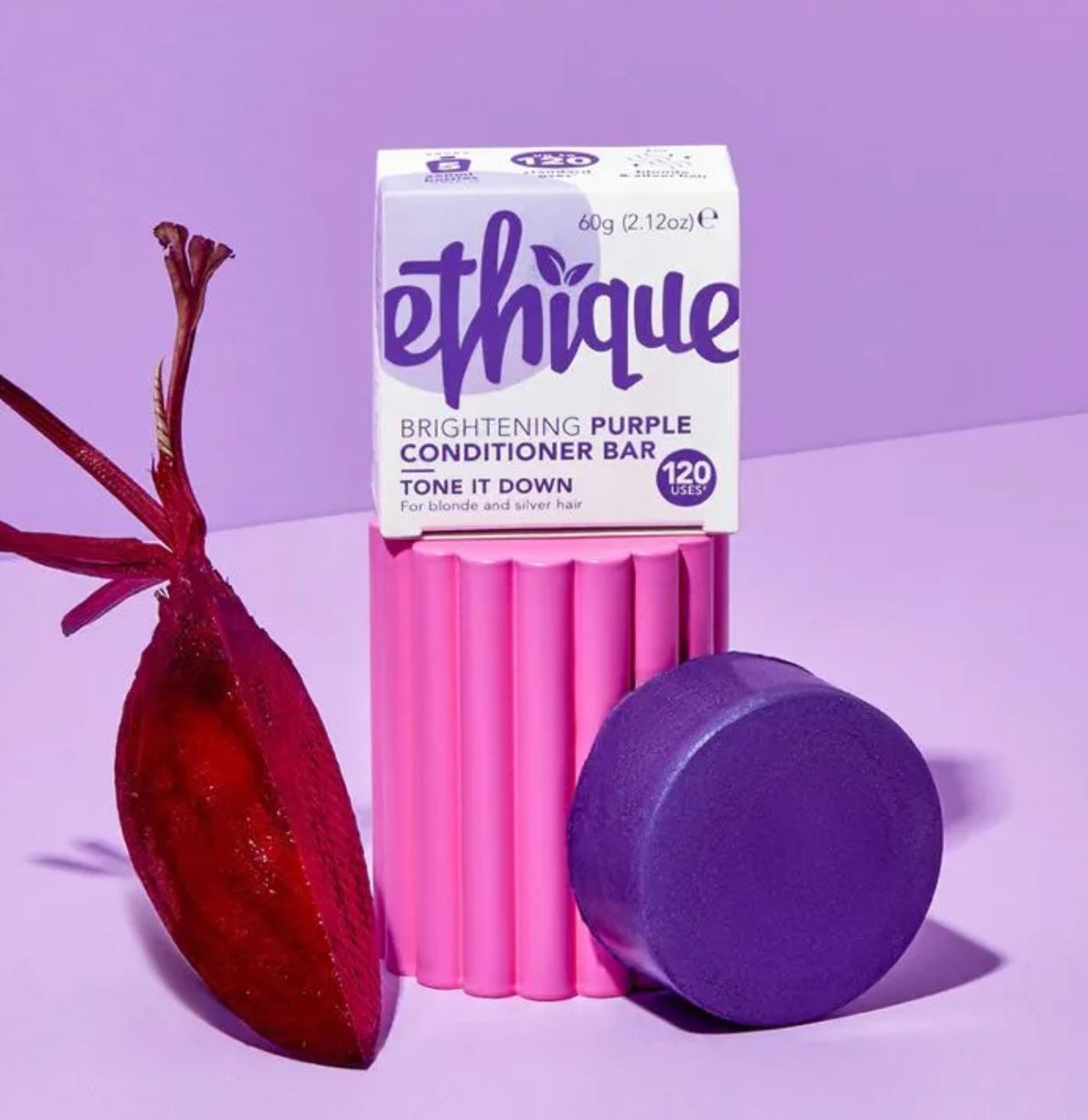 ETHIQUE Tone It Down™ Conditioner Bar - Brassy Blonde and Gray Hair