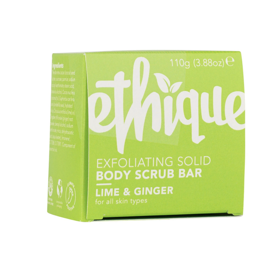 ETHIQUE Exfoliating Body Scrub | Lime & Ginger