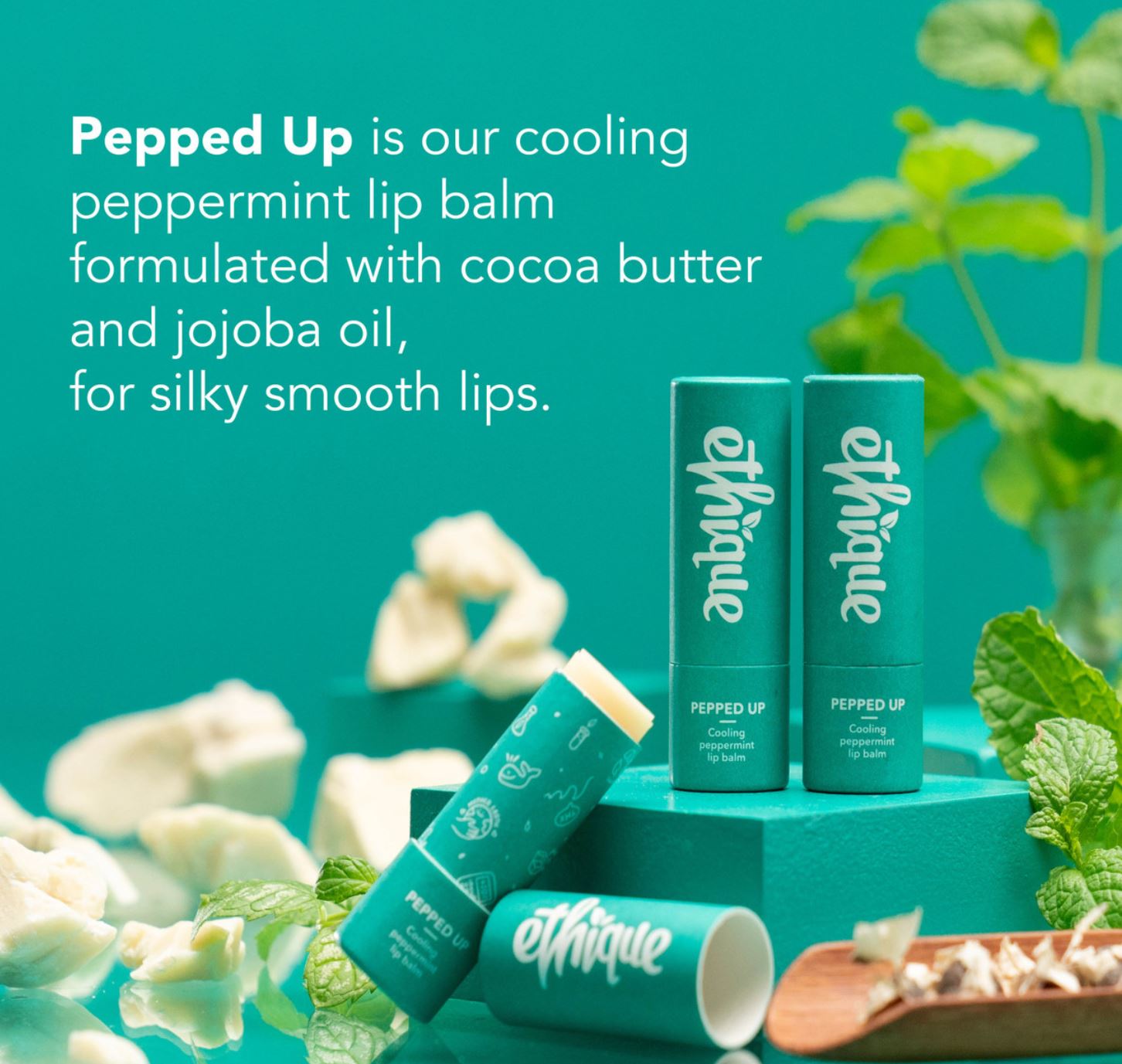 ETHIQUE Nourishing Pepped Up Peppermint Lip Balm