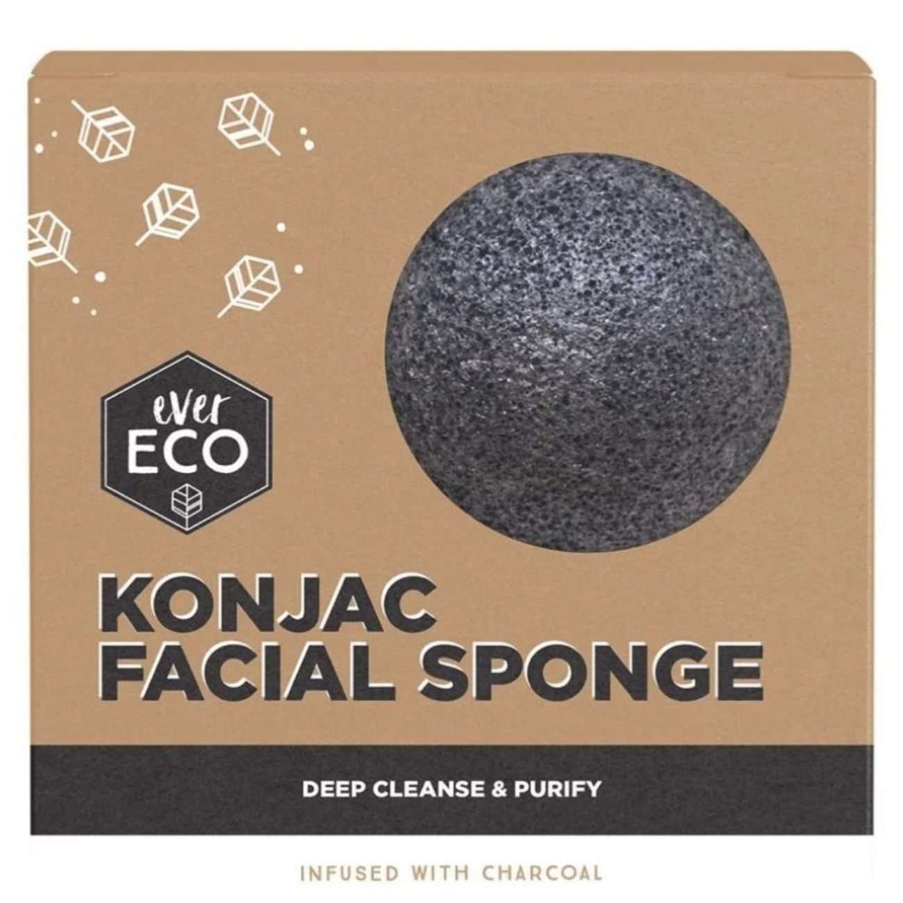 EVER ECO Konjac Facial Sponge - Cleanse & Purify