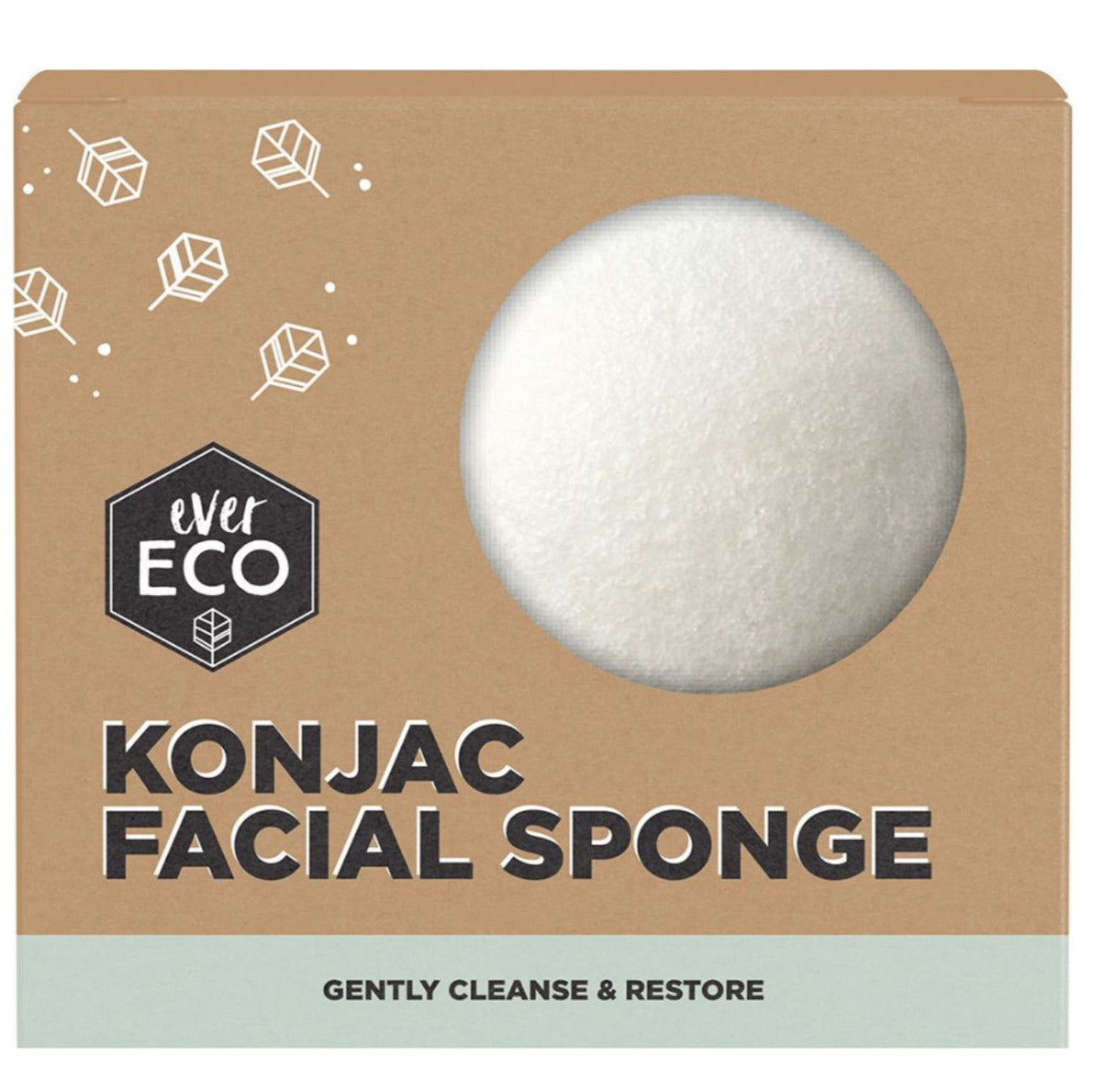 EVER ECO Konjac Facial Sponge - Cleanse & Restore