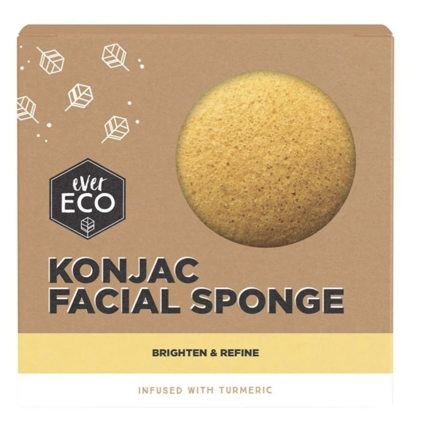 EVER ECO Konjac Facial Sponge - Brighten & Refine