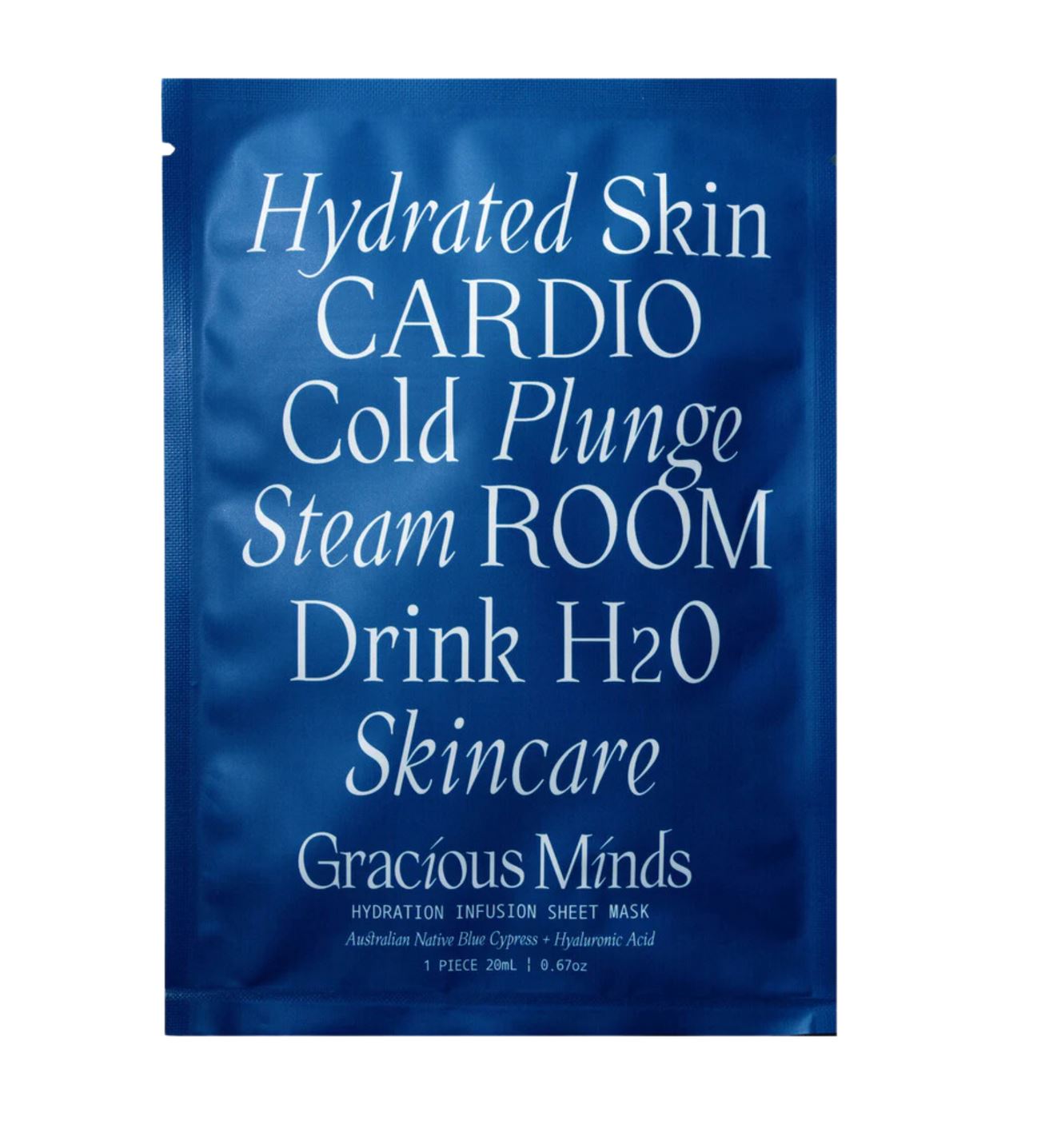 GRACIOUS MINDS Hydration Infusion Sheet Mask
