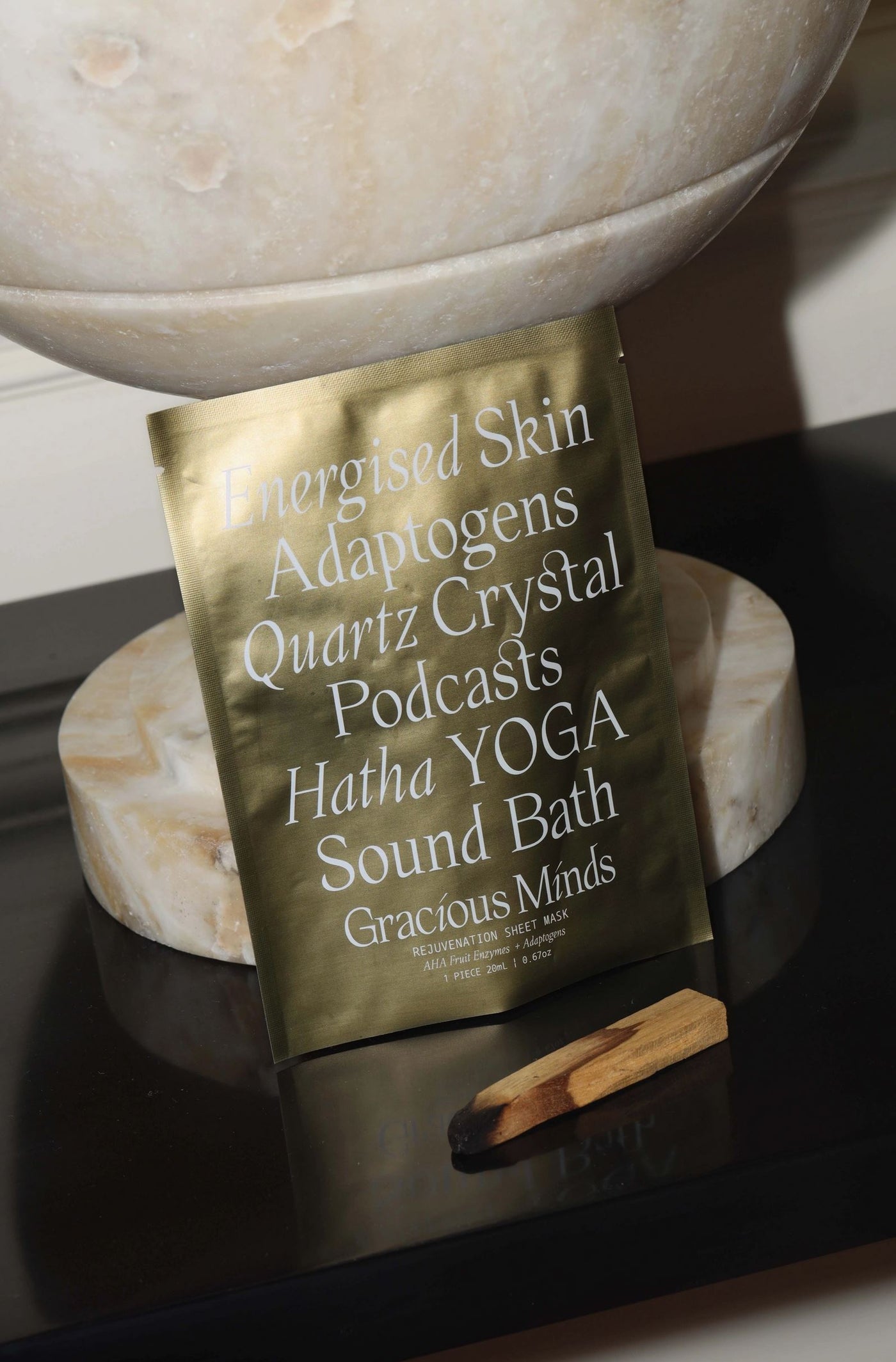 GRACIOUS MINDS Rejuvenation Gold Sheet Mask