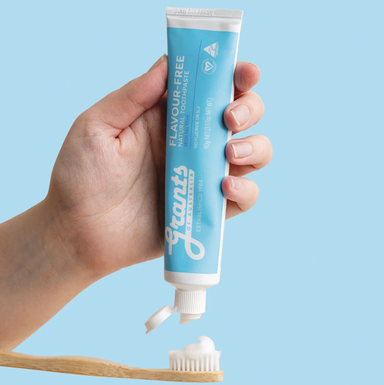 GRANTS Flavour Free Natural Toothpaste - Fluoride Free