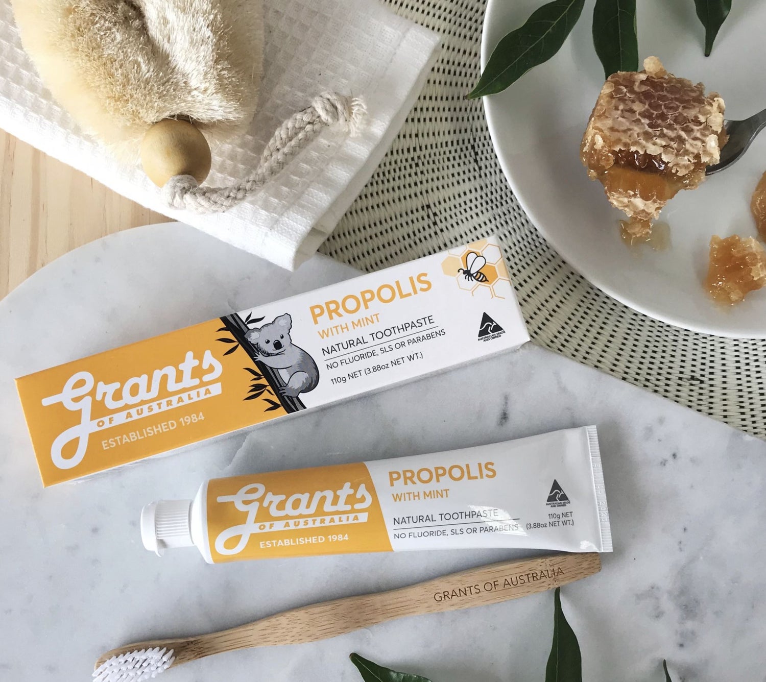 GRANTS Propolis Natural Toothpaste - Fluoride Free