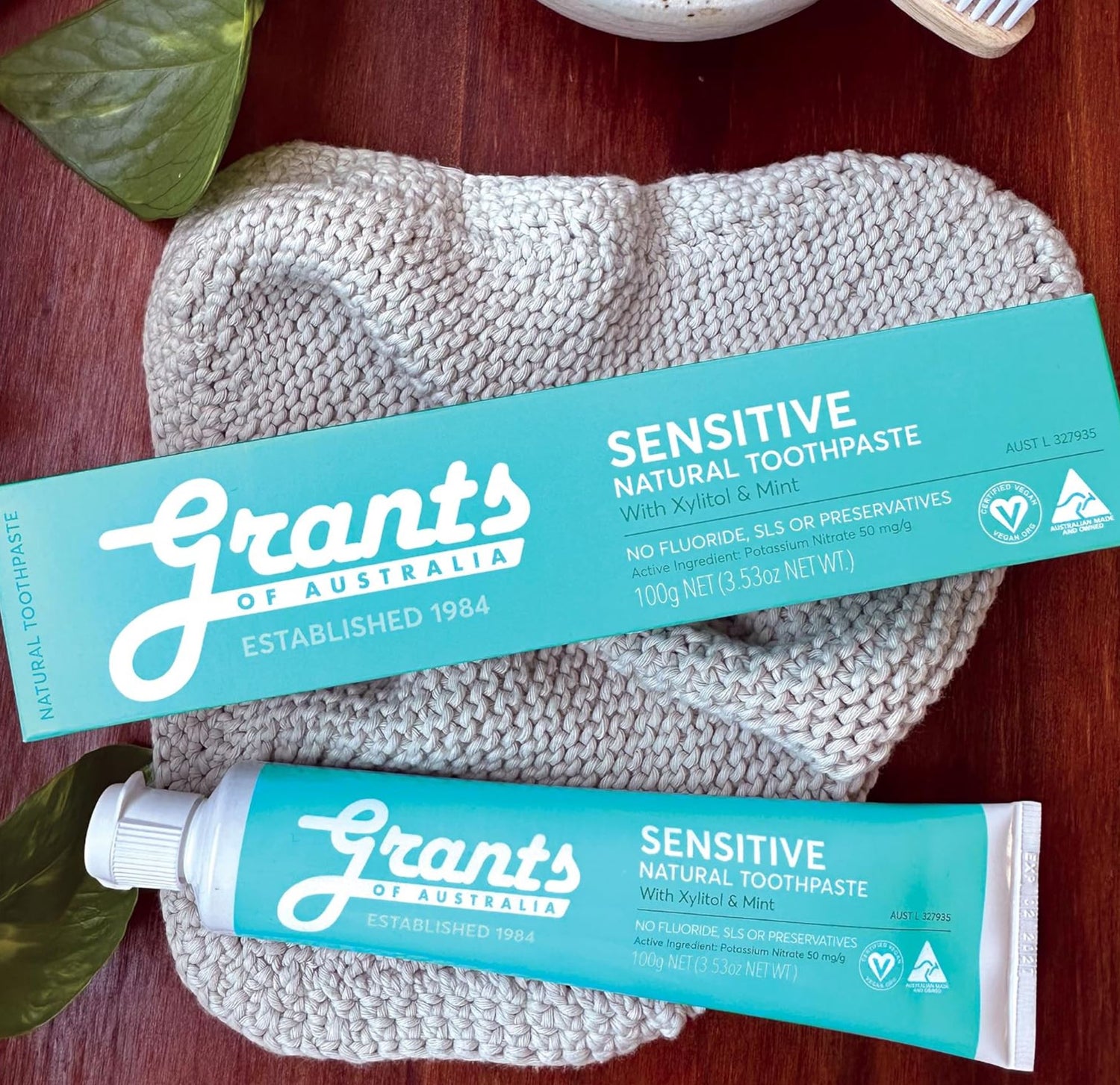 GRANTS Natural Toothpaste Sensitive - Fluoride Free