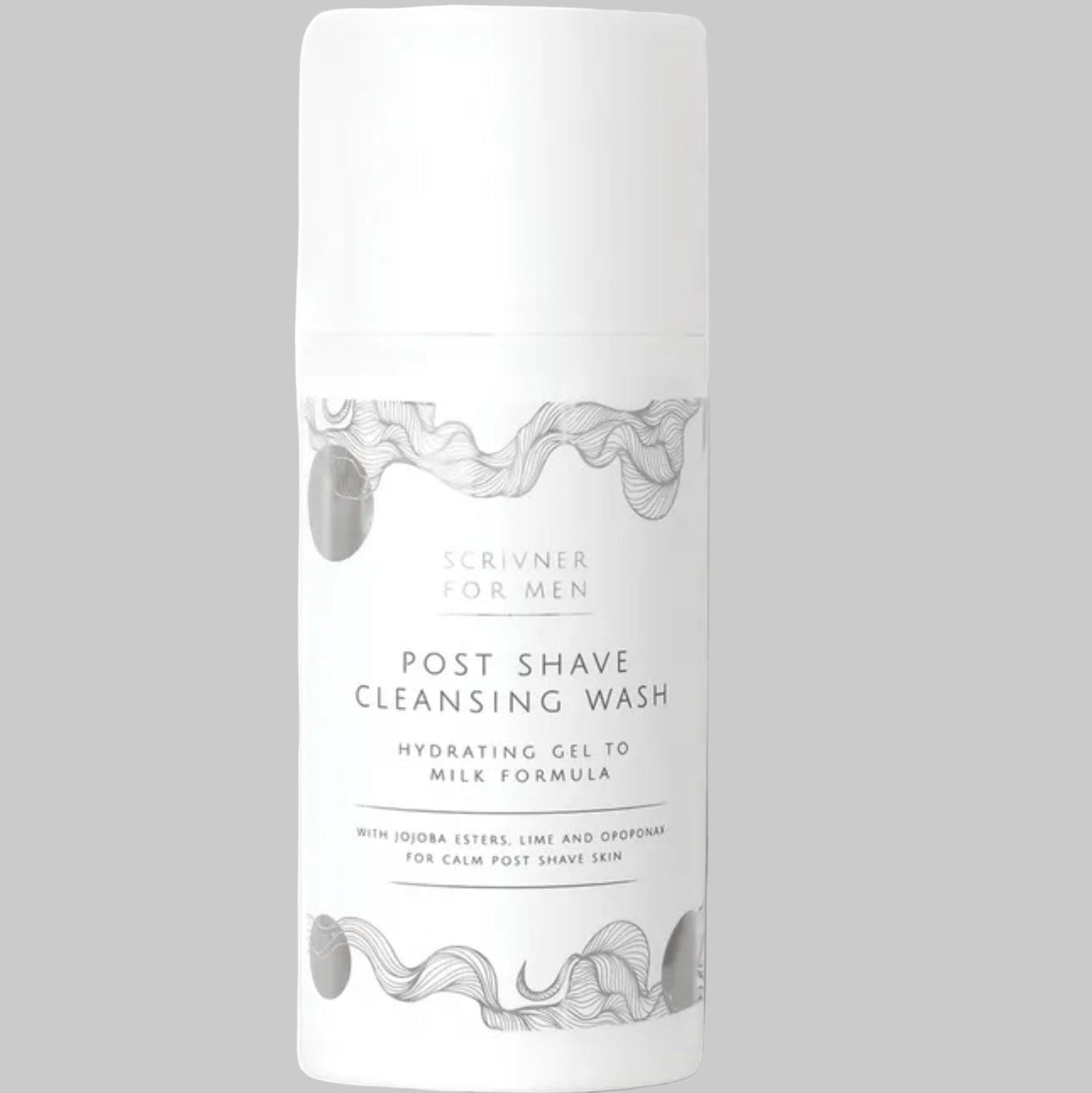 Cruiser for Men post shave cleansing wash packaging on a white background