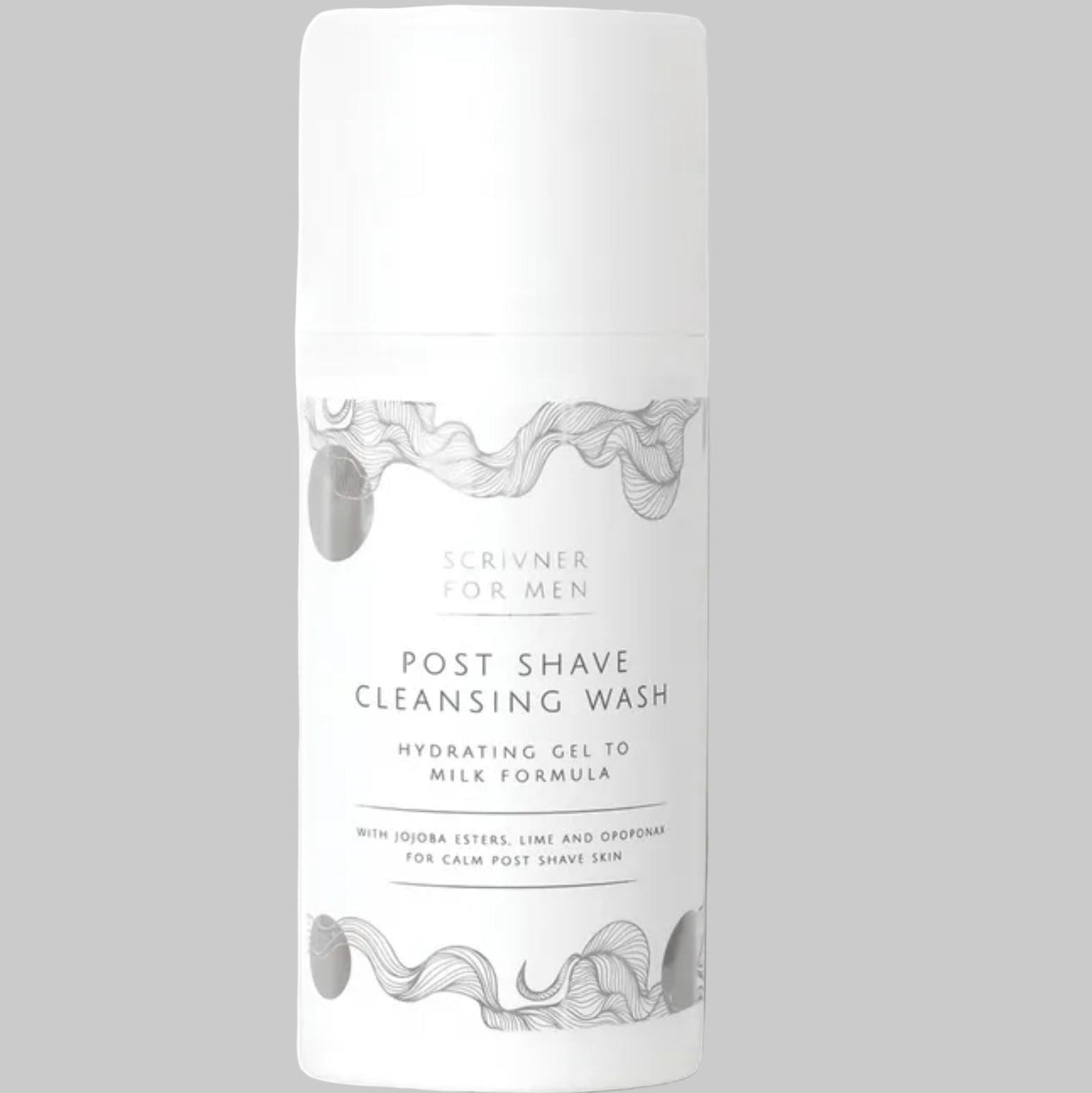 Cruiser for Men post shave cleansing wash packaging on a white background