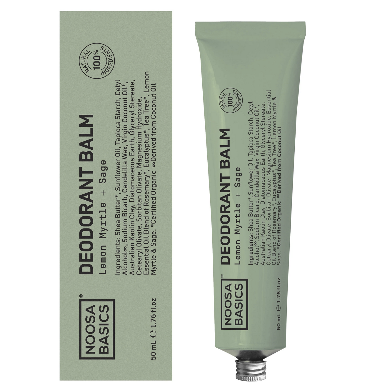 NOOSA BASICS Deodorant Balm | Lemon Myrtle + White Sage