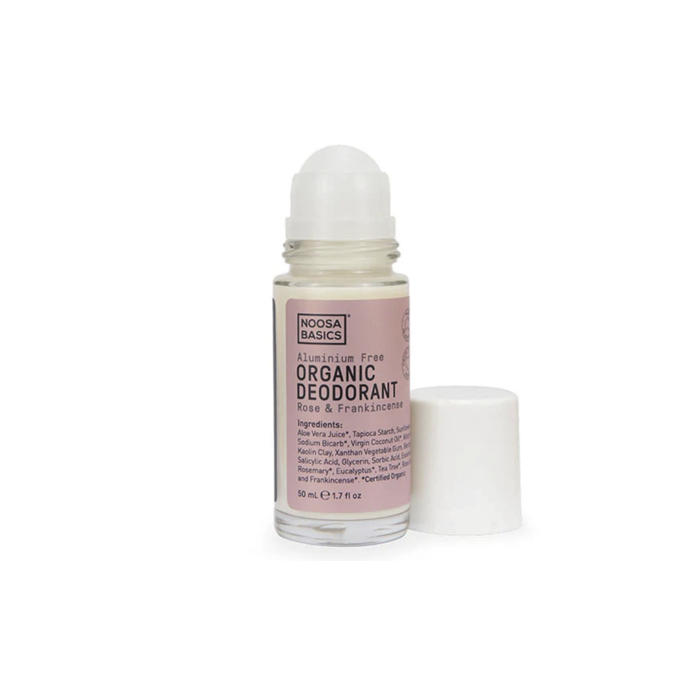 NOOSA BASICS Organic Deodorant | Rose & Frankincense