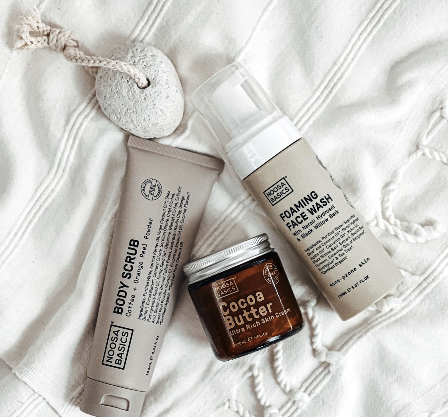 NOOSA BASICS Body Scrub Coffee + Orange Peel Powder