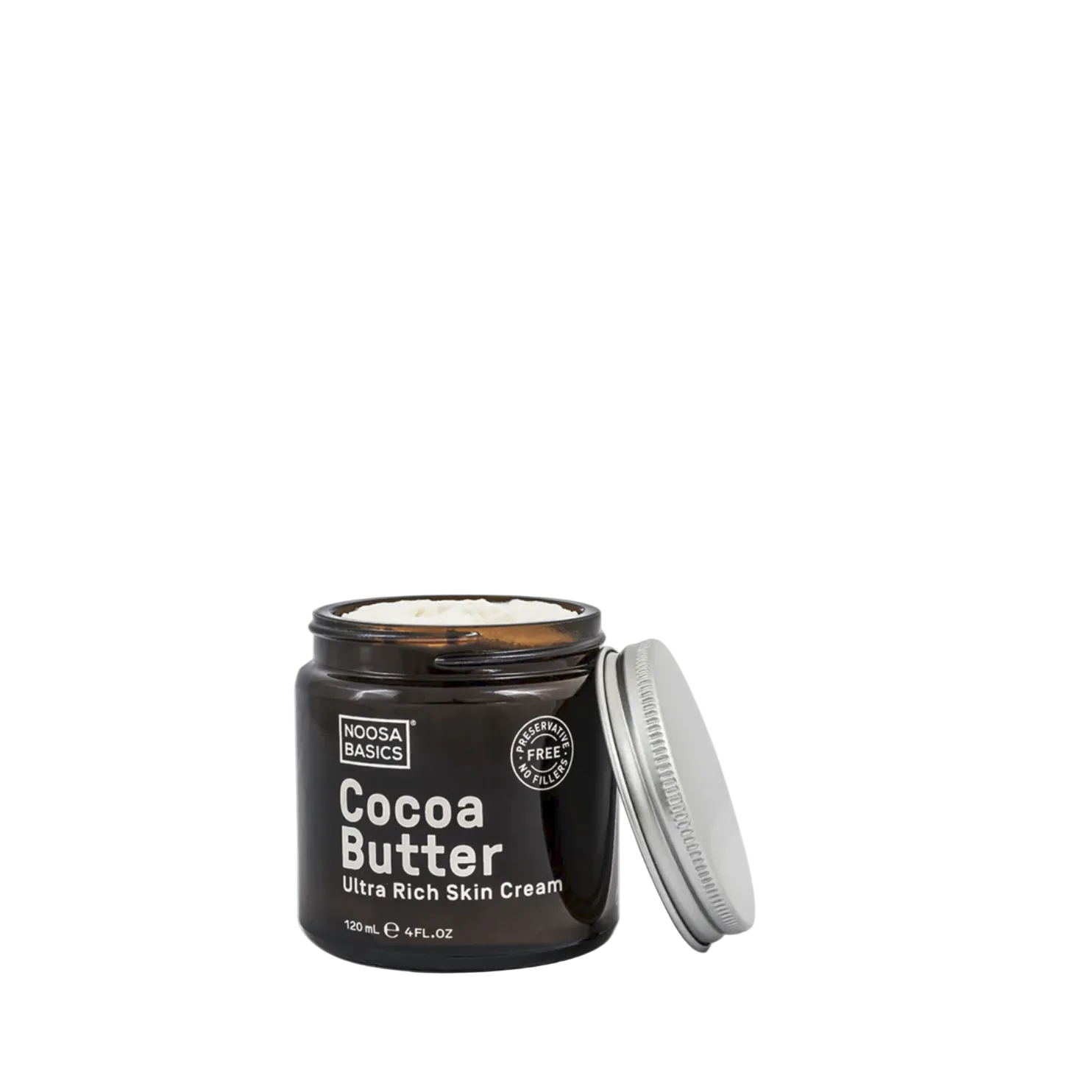 Jar of Cocoa Butter Ultra Rich Skin Cream on a white background