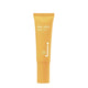 A yellow tube of SKIN JUICE Sun Juice Mineral SPF 15 Tinted sunscreen cream against a beige background.