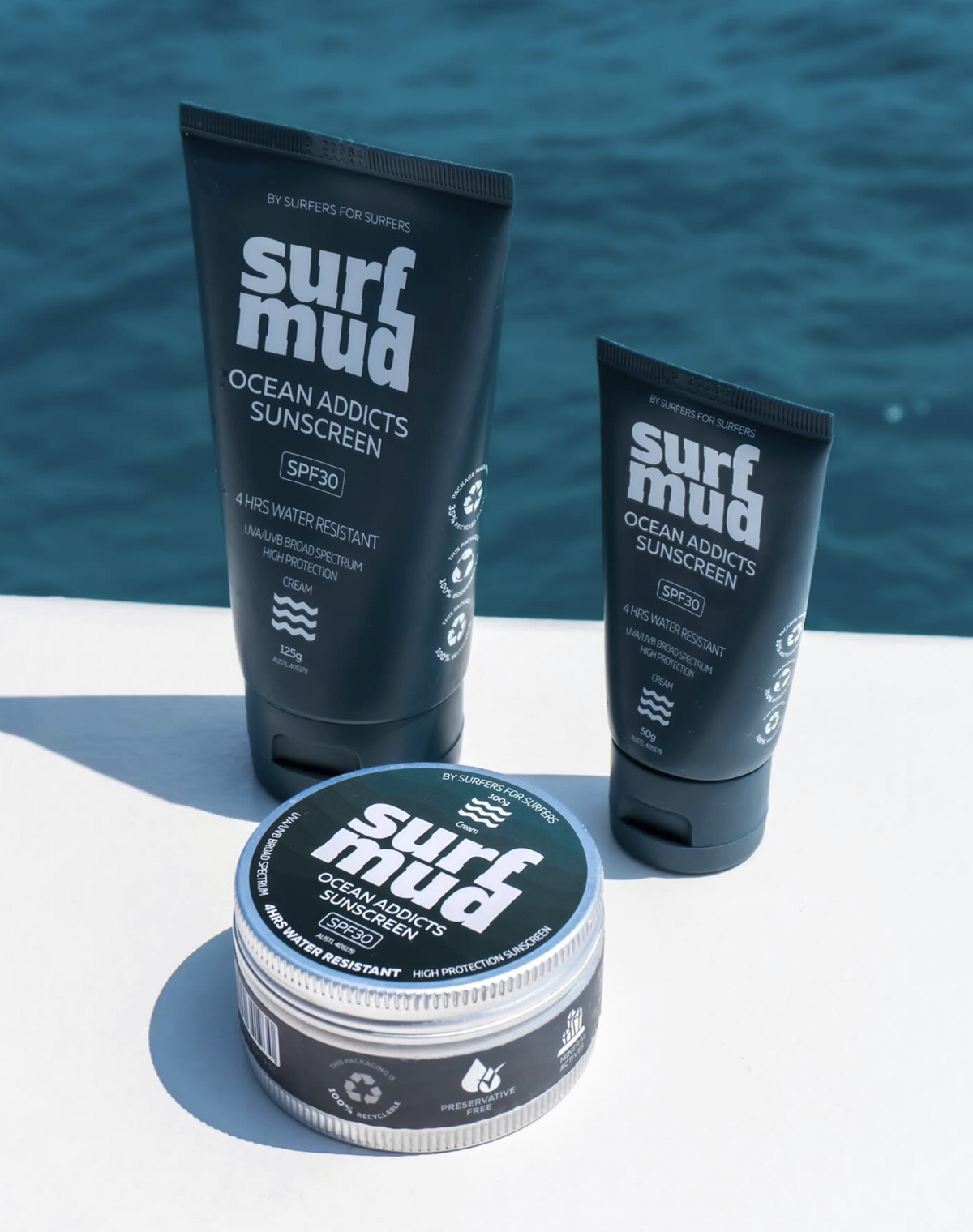 SURFMUD Ocean Addicts SPF30 Sunscreen