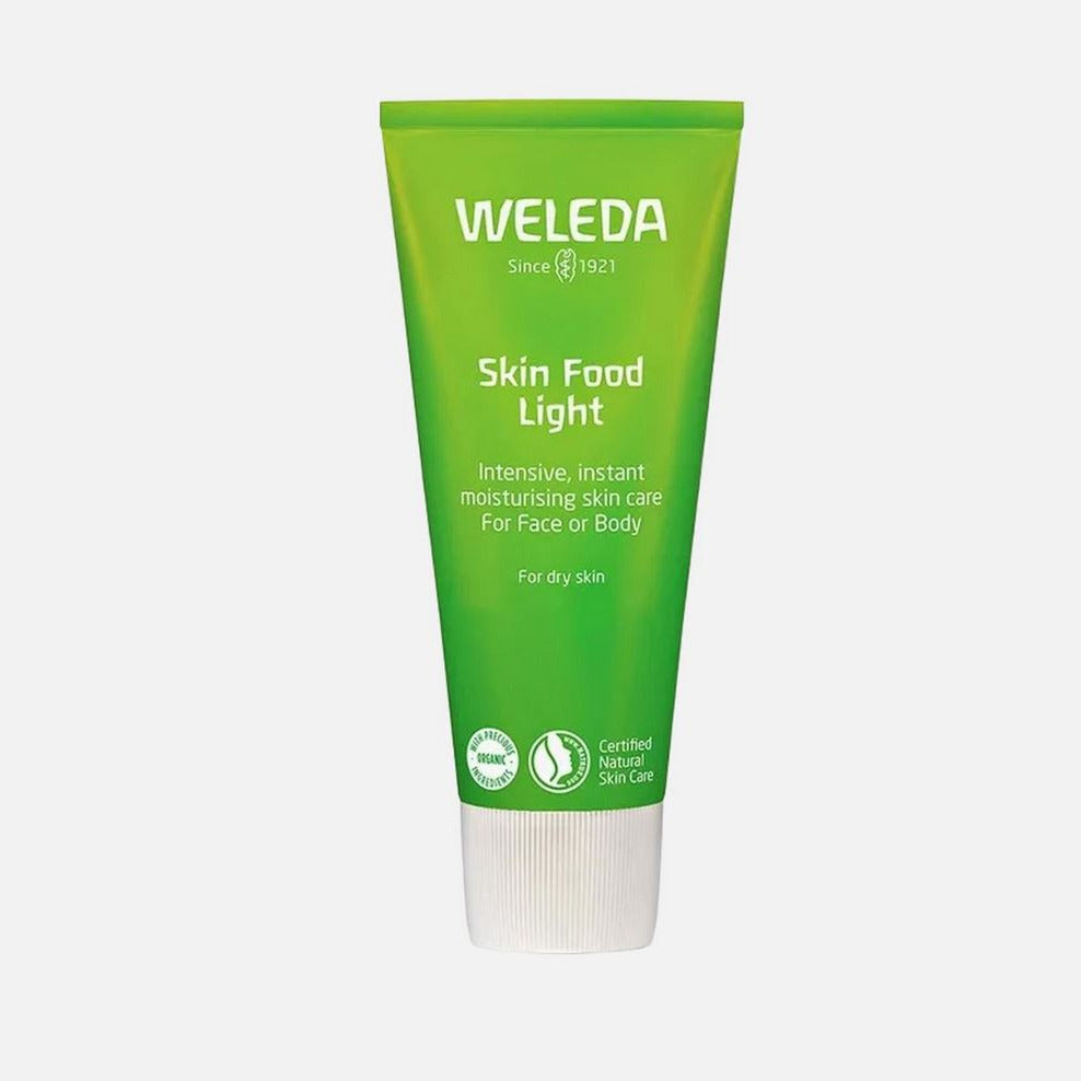 Weleda Skin Food Light tube on a white background