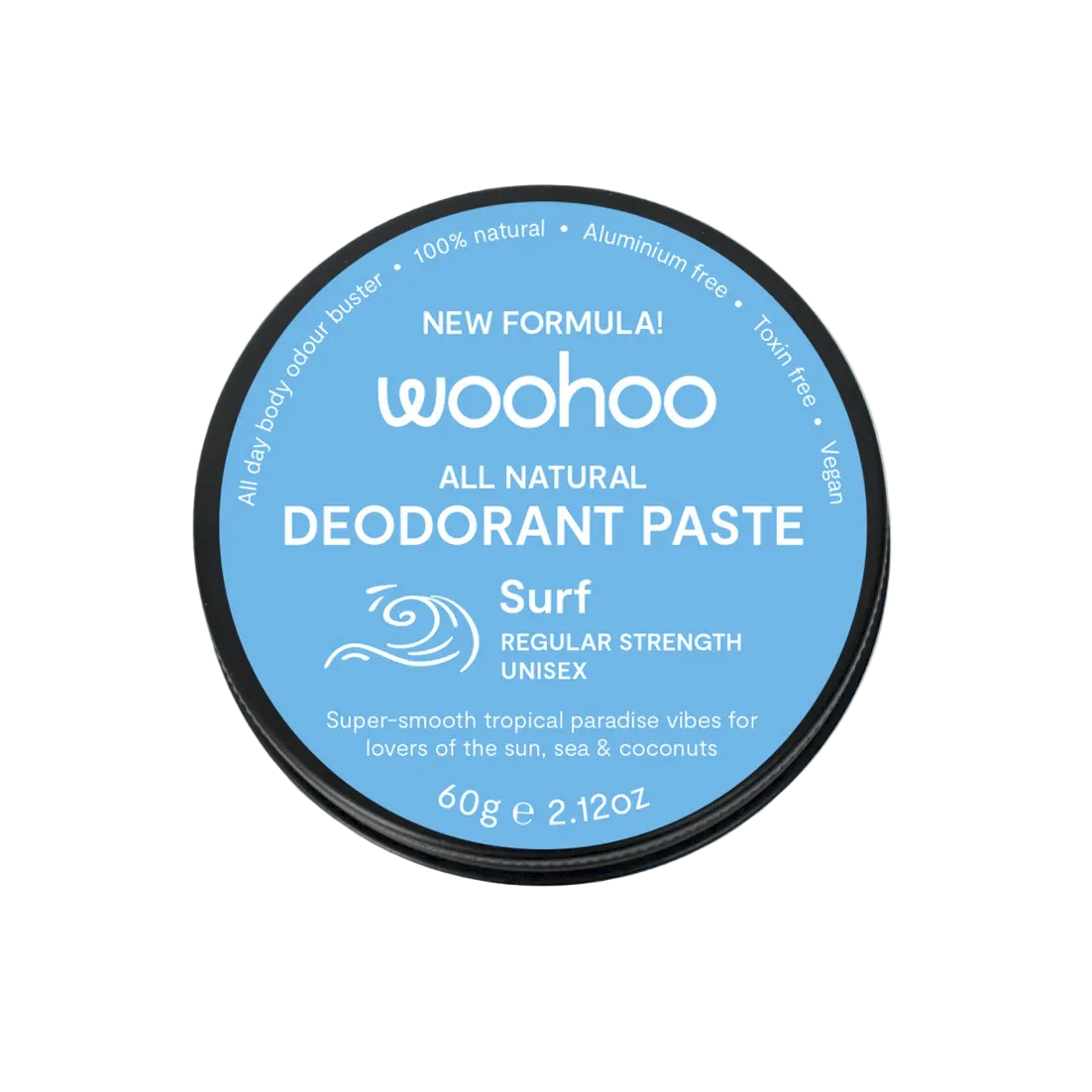 WOOHOO Natural Deodorant Paste | Surf