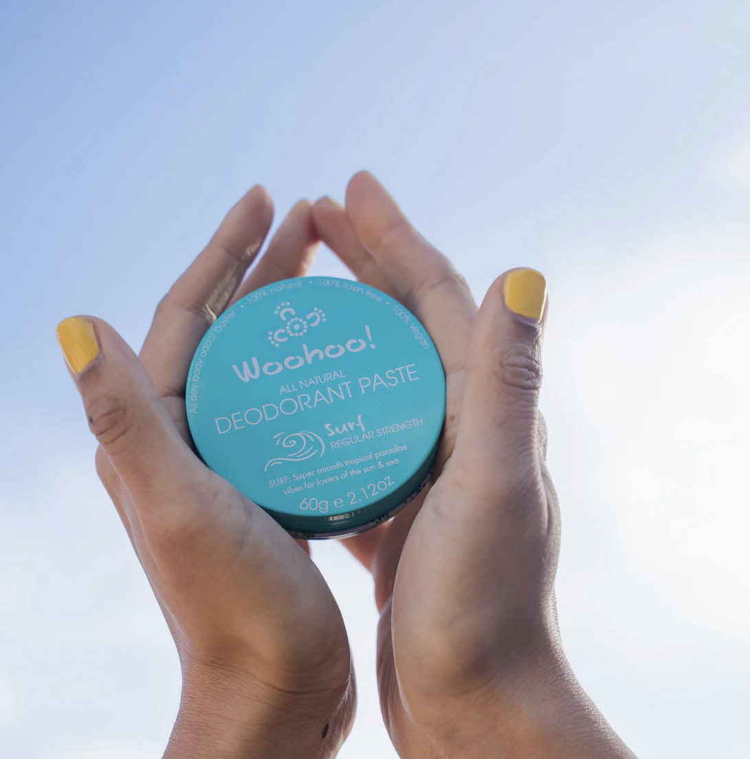 WOOHOO Natural Deodorant Paste | Surf
