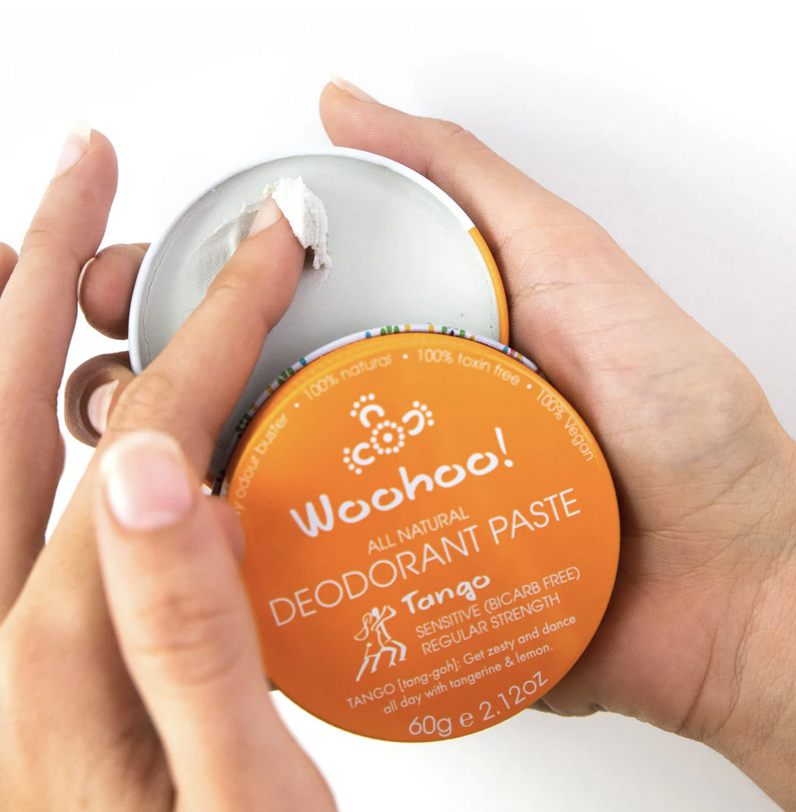 WOOHOO Natural Deodorant Paste | Tango