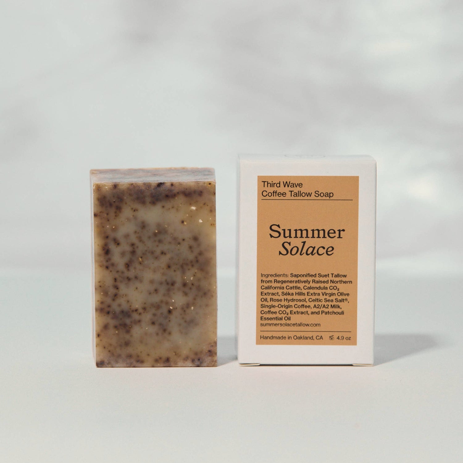 SUMMER SOLACE Bar Soap | Third Wave Coffee & Patchouli