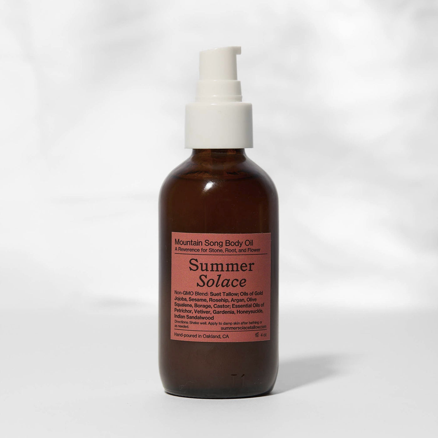 SUMMER SOLACE Body Oil | Mountain Song Petrichor, Gardenia & Honeysuckle