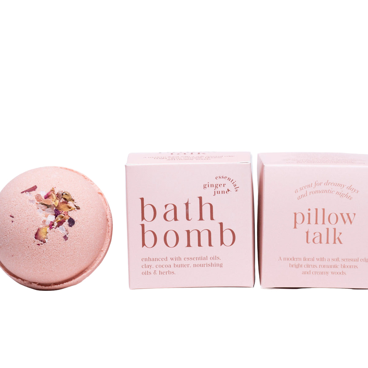 GINGER JUNE CANDLE CO. Bath Bomb | Pillow Talk