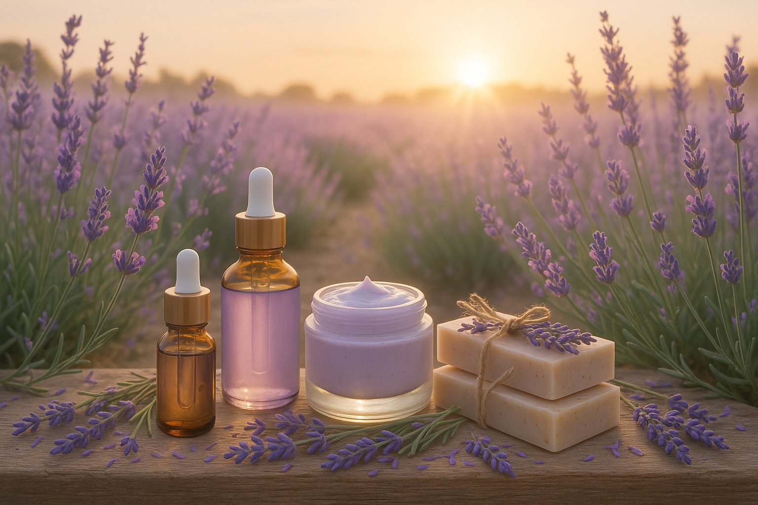 need image of nautre, lavender, new begginings, natural products for skincare