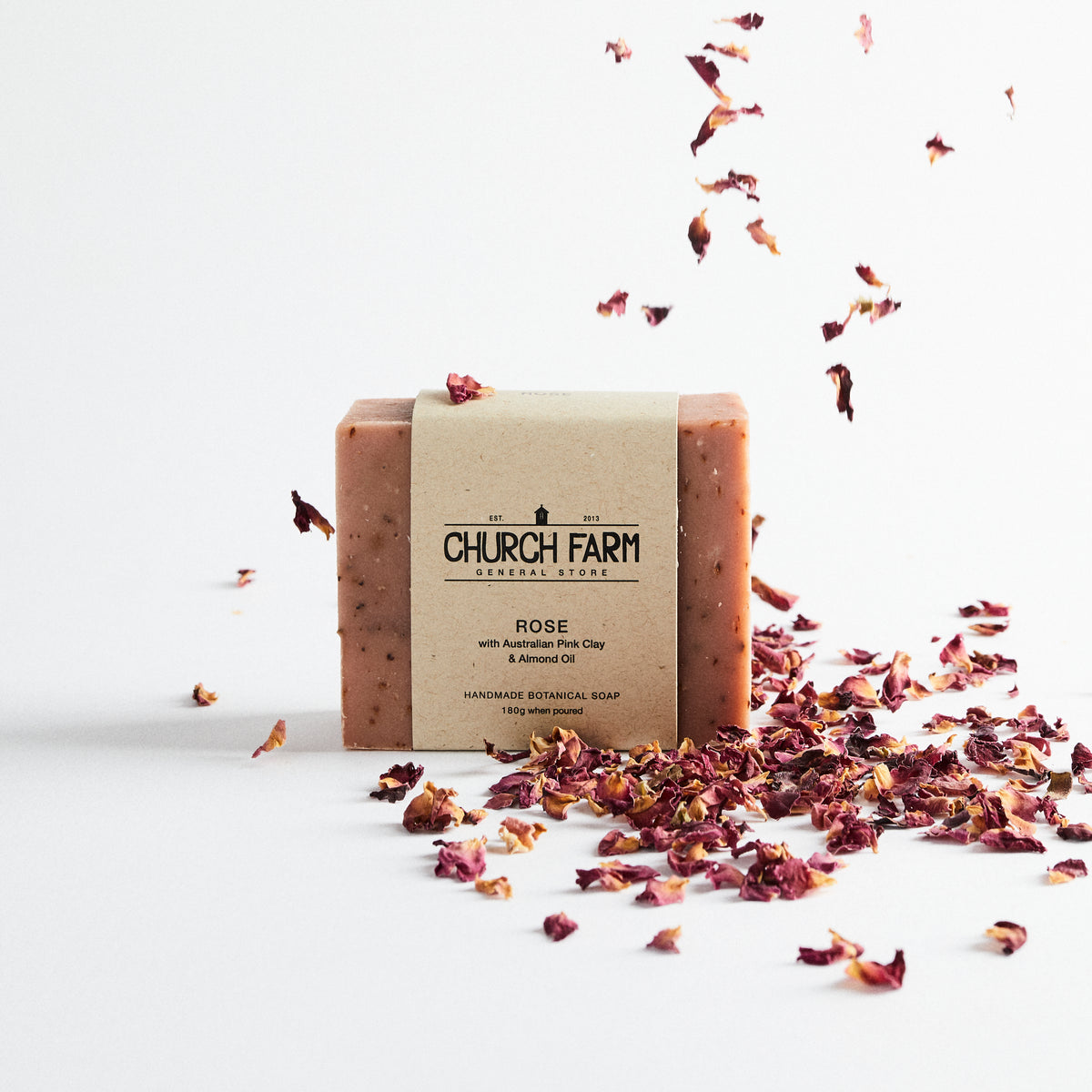 Church Farm Vegan Handmade Soap - Rose - Lavender Living