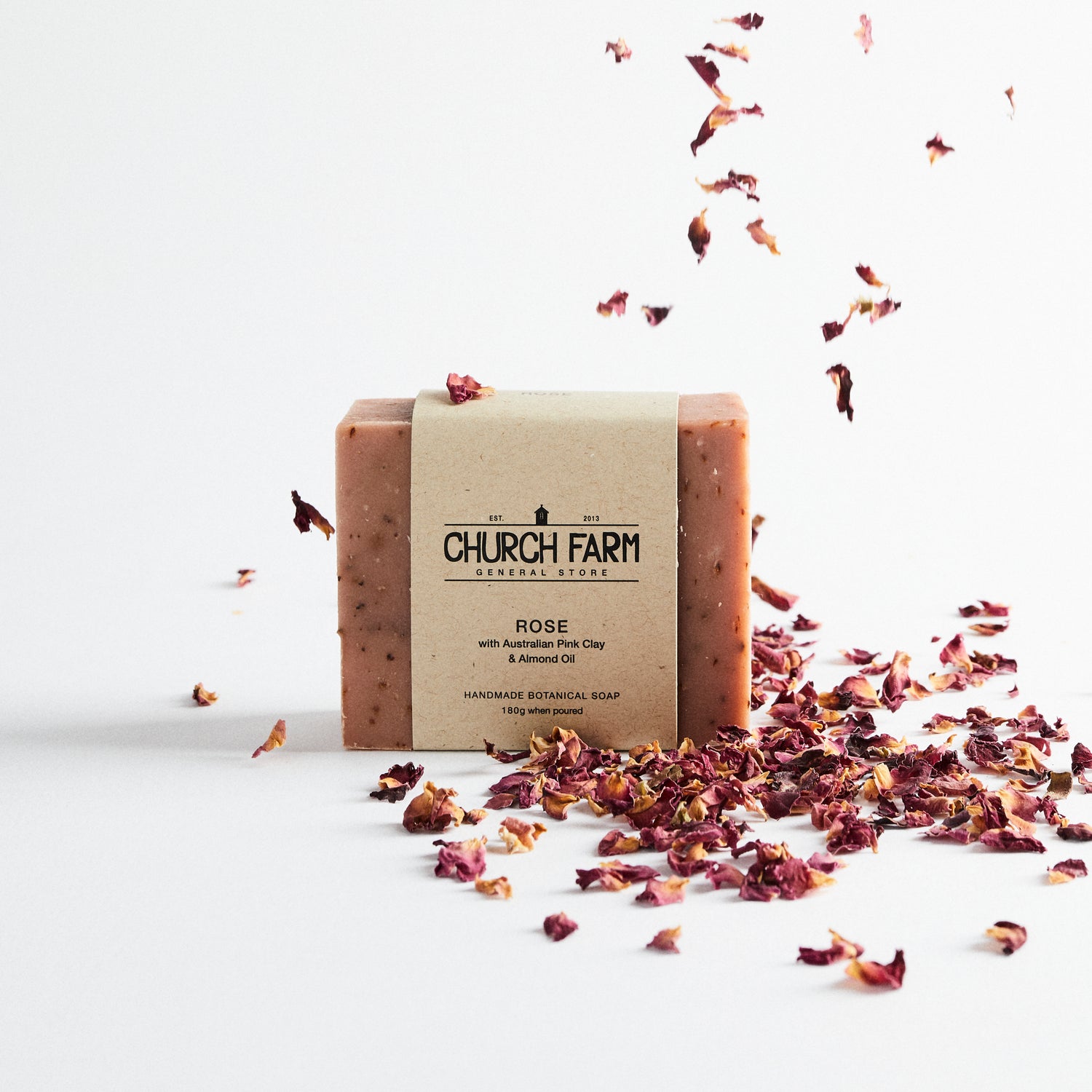 Church Farm Vegan Handmade Soap - Rose - Lavender Living