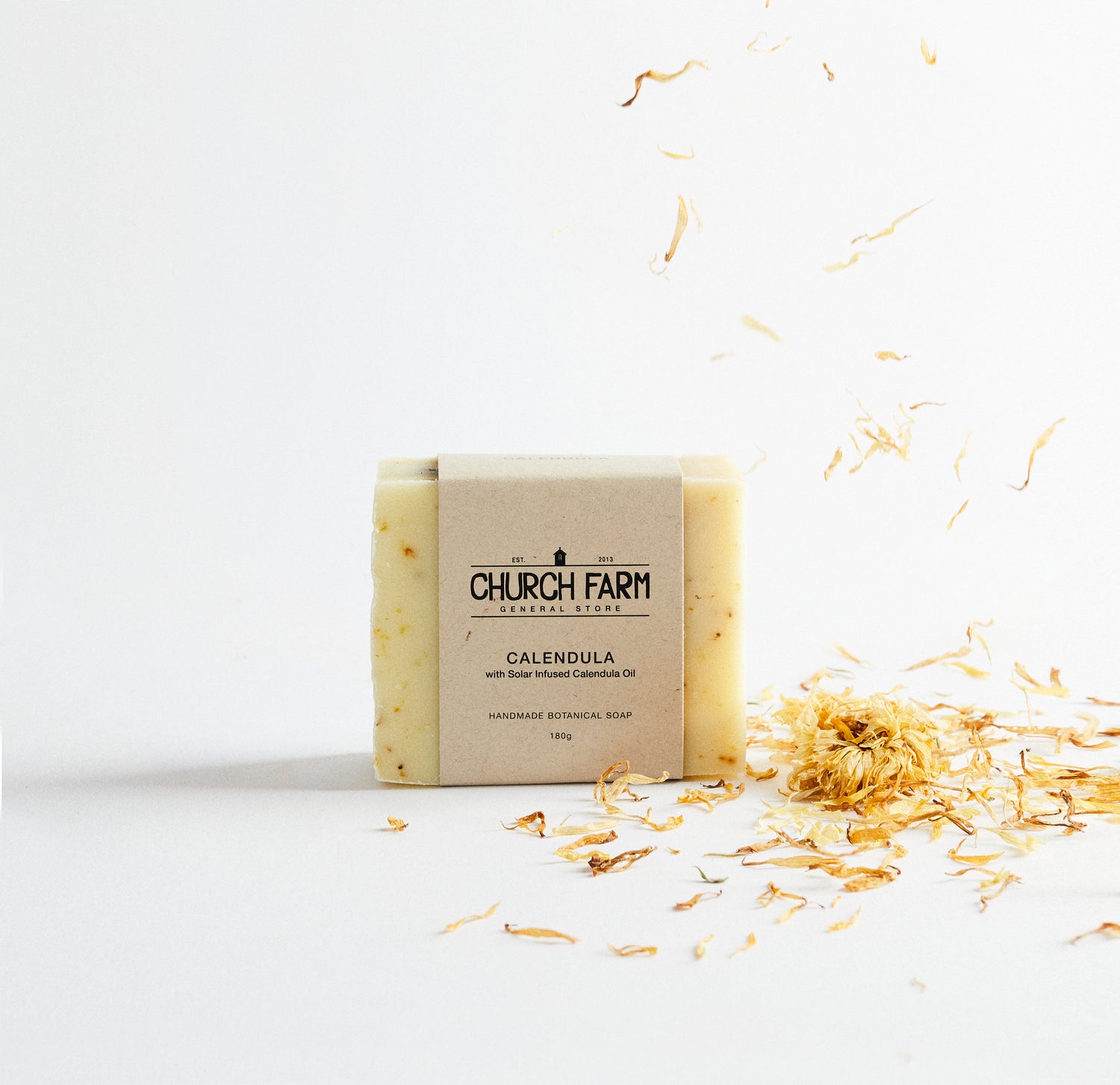 Church Farm Vegan Handmade Soap - Calendula - Lavender Living