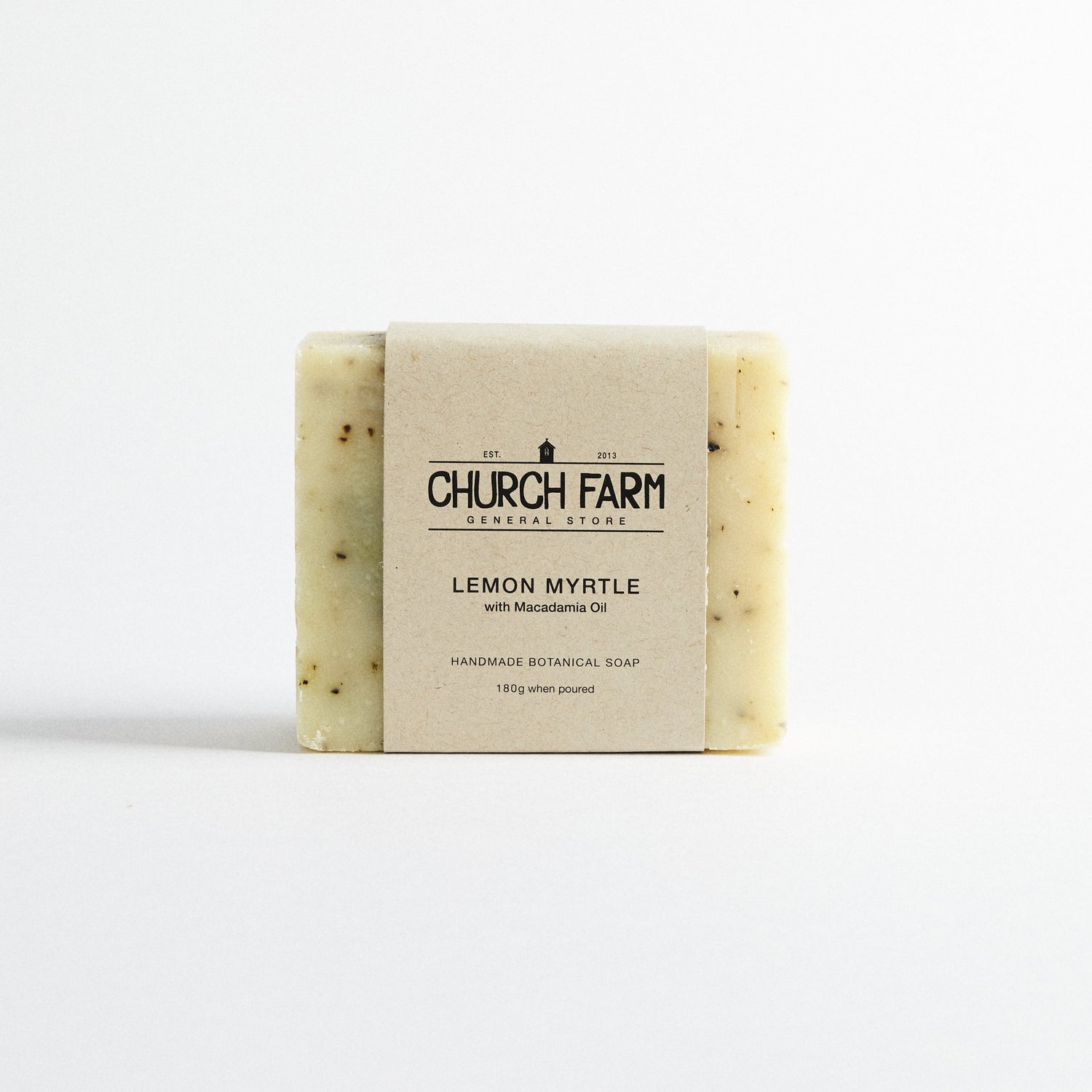 Church Farm Vegan Handmade Soap - Lemon Myrtle - Lavender Living
