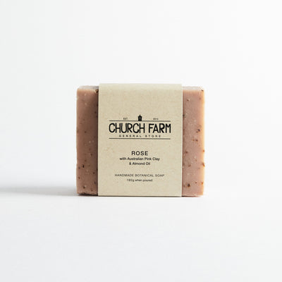 Church Farm Vegan Handmade Soap - Rose - Lavender Living