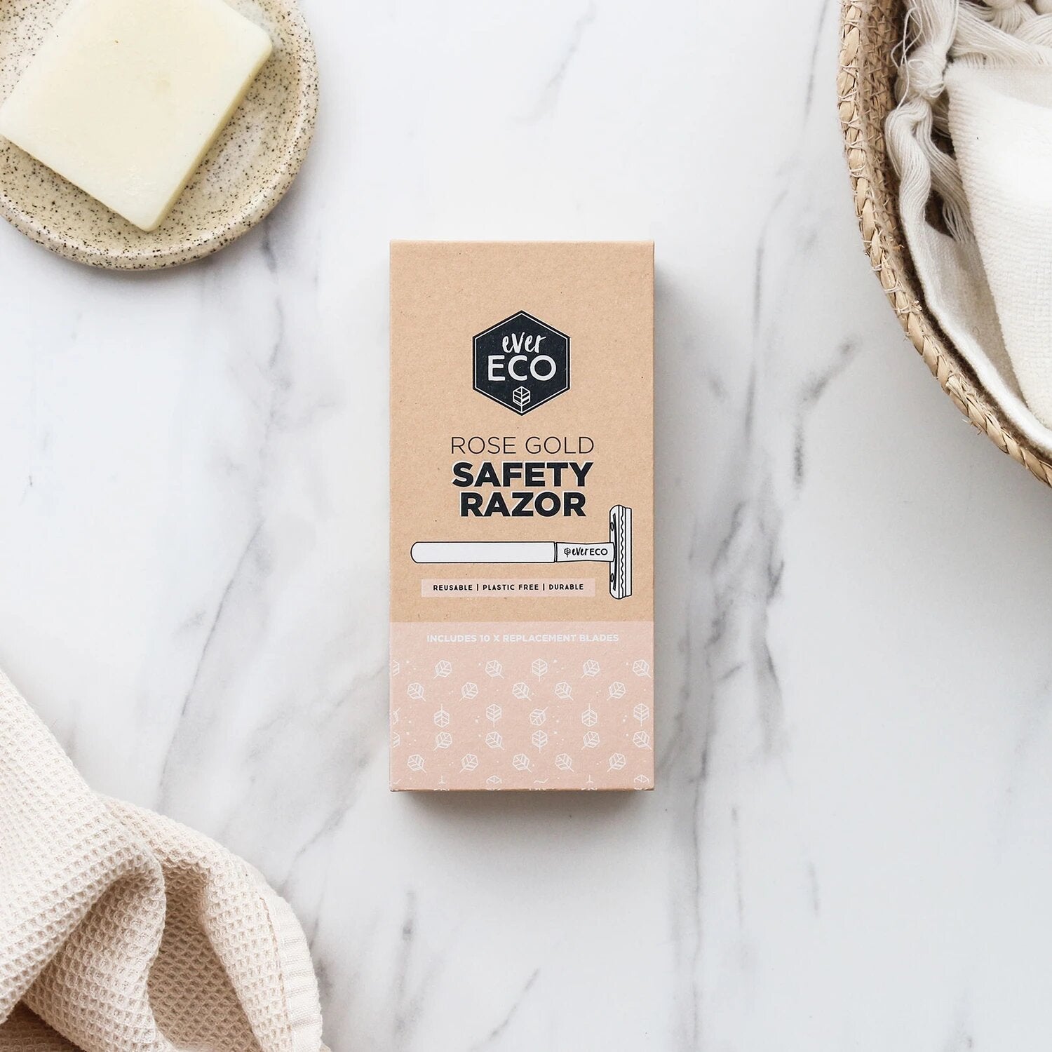 Ever Eco Safety Razor - Rose Gold - Lavender Living