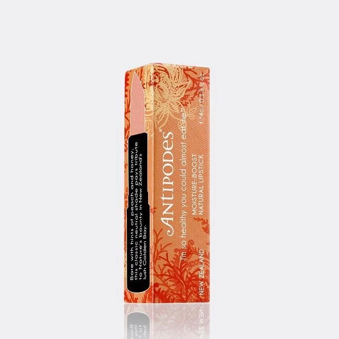 Antipodes Moisture-Boost Natural Lipstick - Golden Bay Nectar - Lavender Living