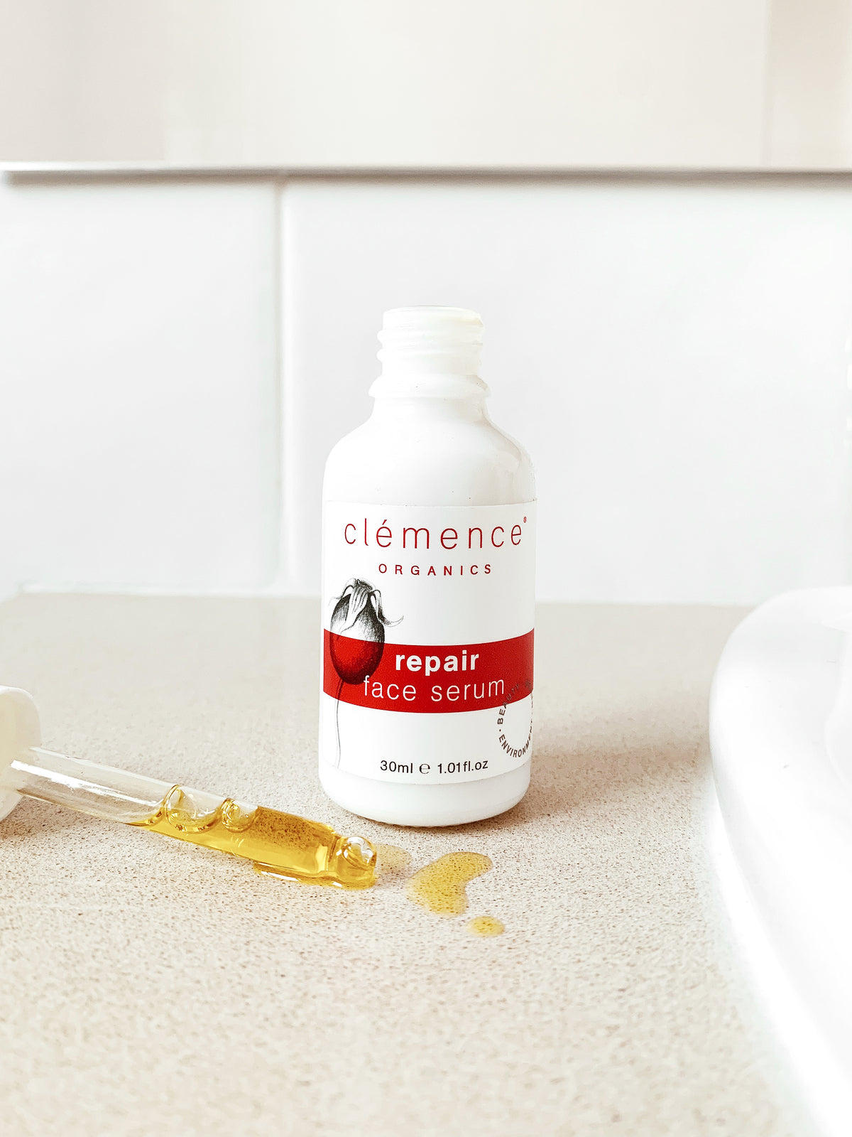Clémence Organics Repair Face Serum - Lavender Living