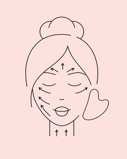 Nutra Organics Beauty Contour Tool Gua Sha - Rose Quartz - Lavender Living