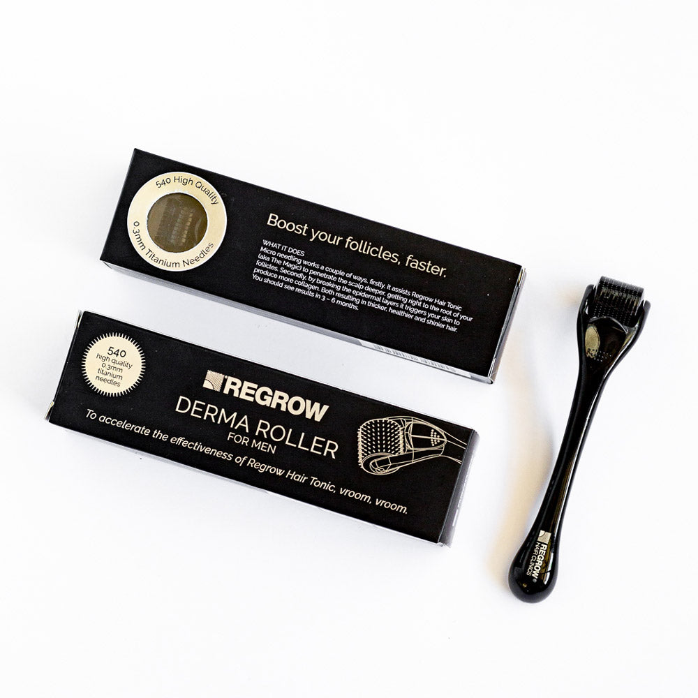Regrow Hair Clinics Derma Roller - For Men - Lavender Living